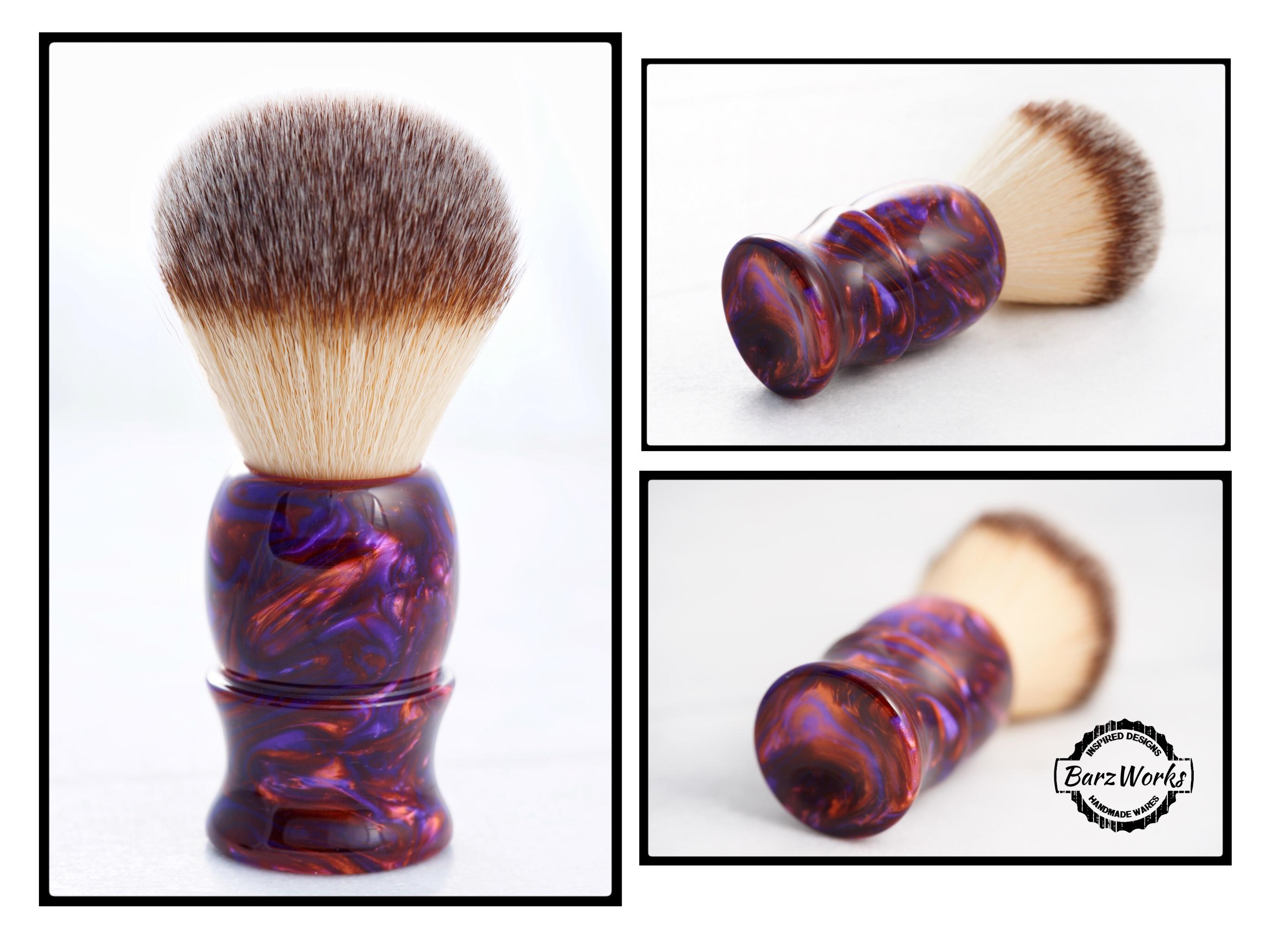 Another shaving brush. r/turning
