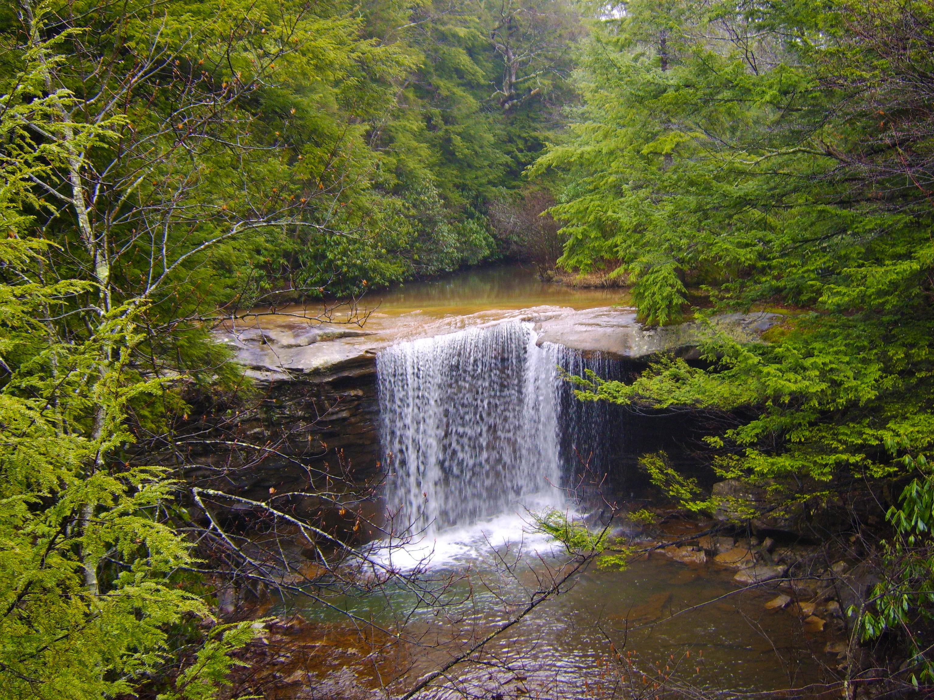 Glade Creek waterfall at Propps Ridge, New Haven, West Virginia