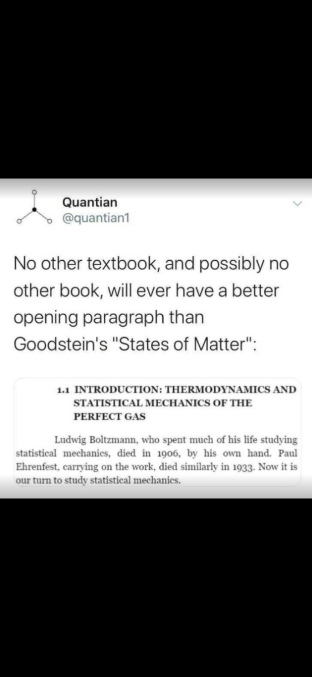 Statistical Mechanics r/memes