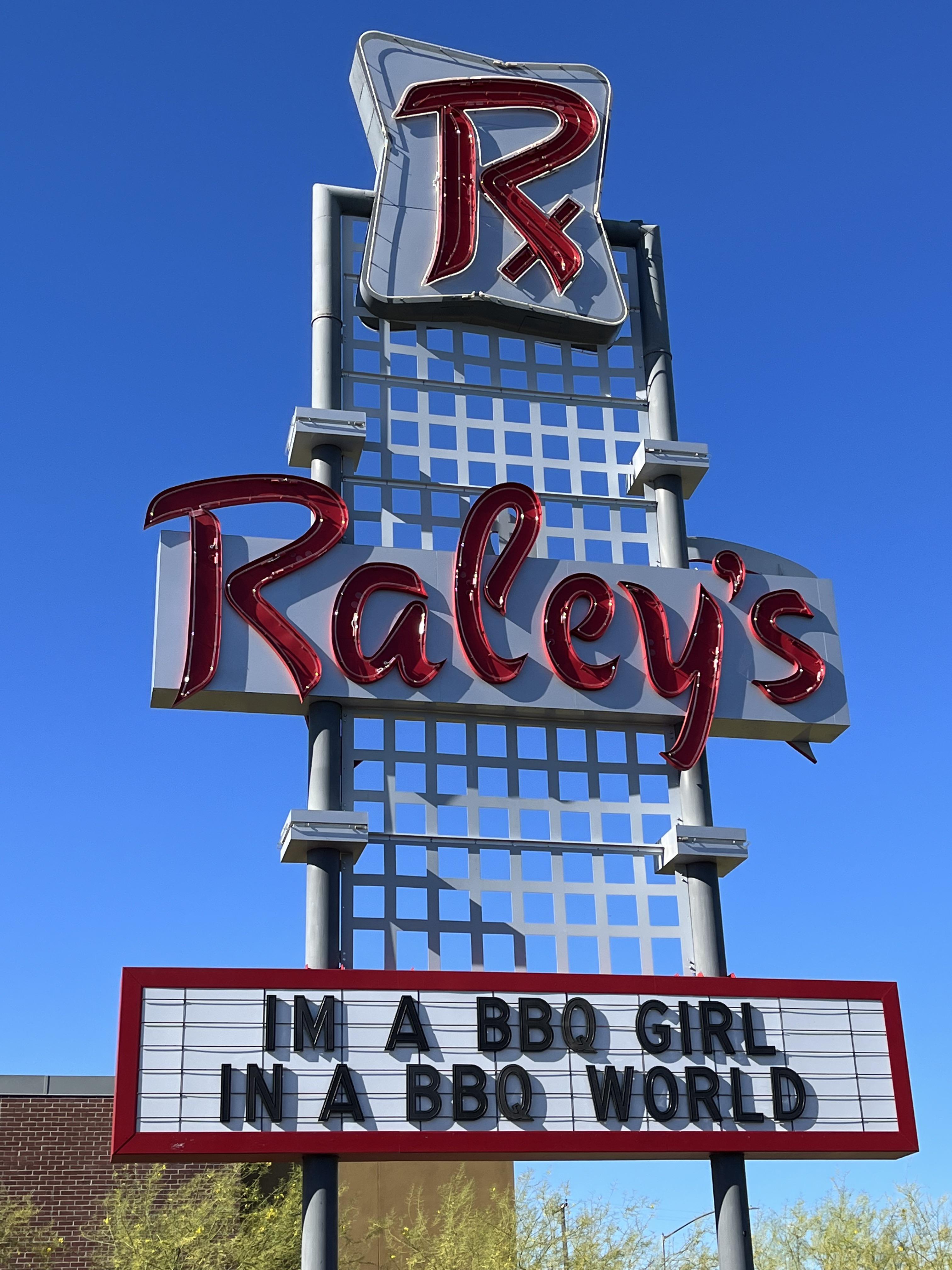 Raley’s on Freeport is really in a Barbie mood. Life in plastic, it’s