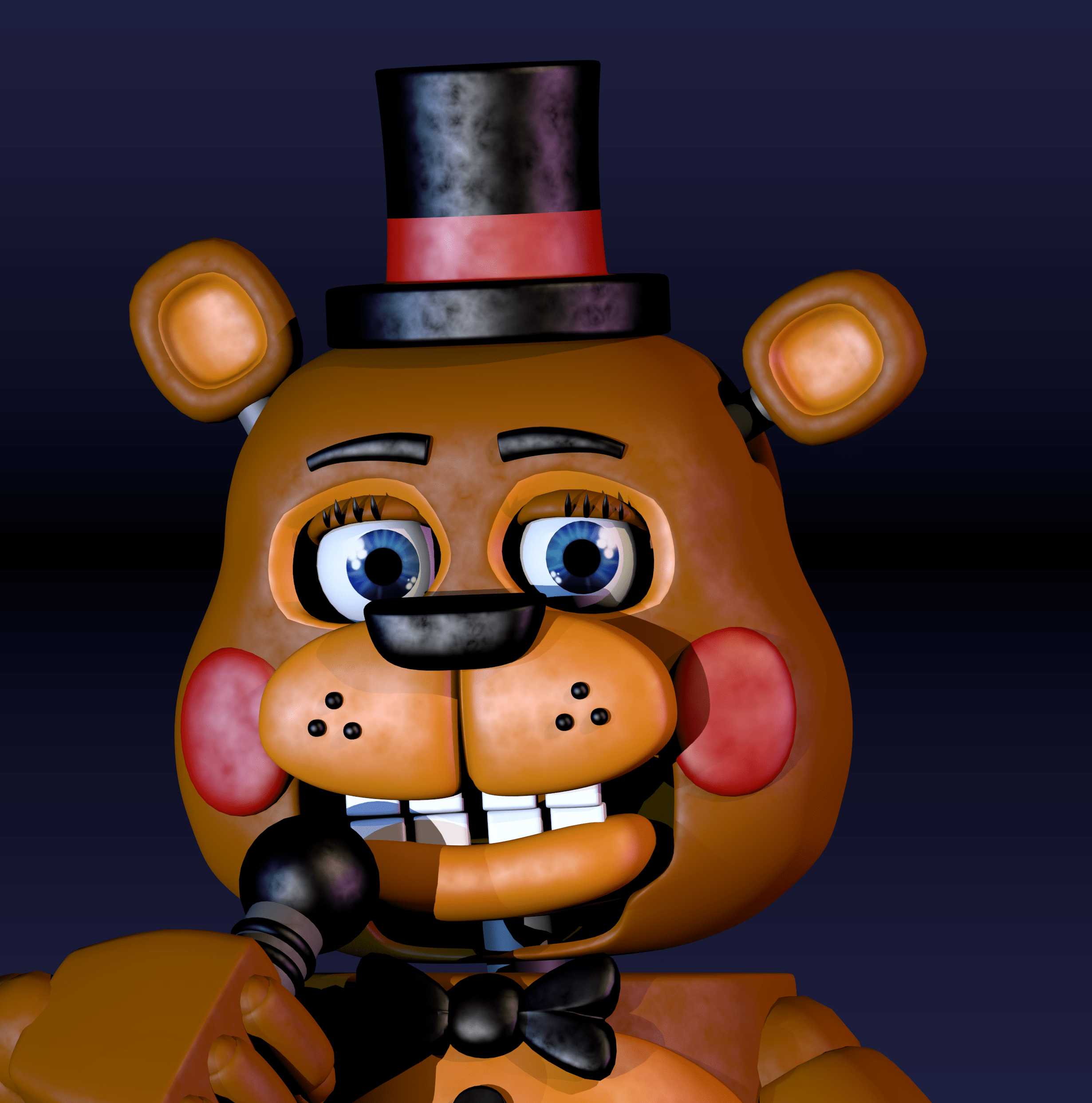 Toy Freddy Render r/fivenightsatfreddys