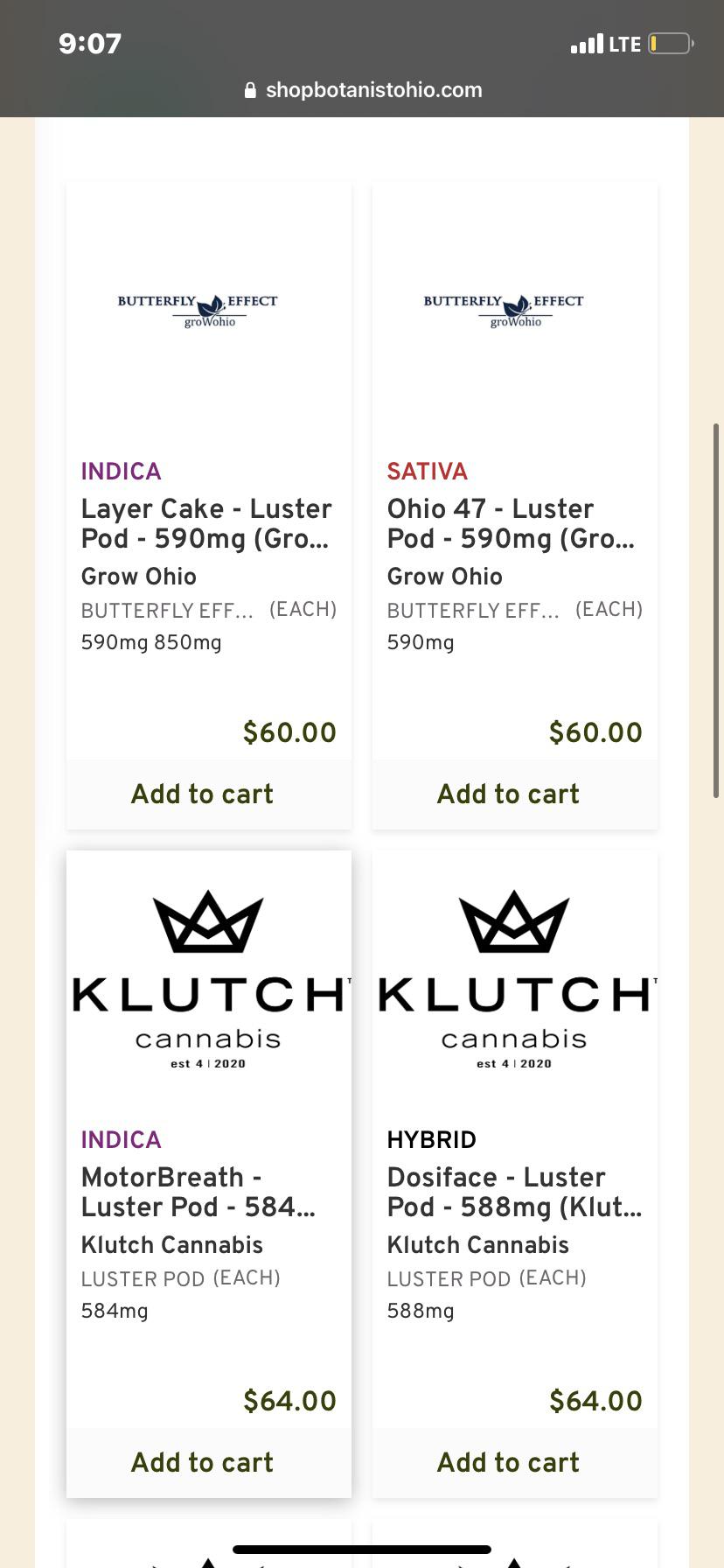 Why is Klutch 4 when it’s less thc? Also are they still using the