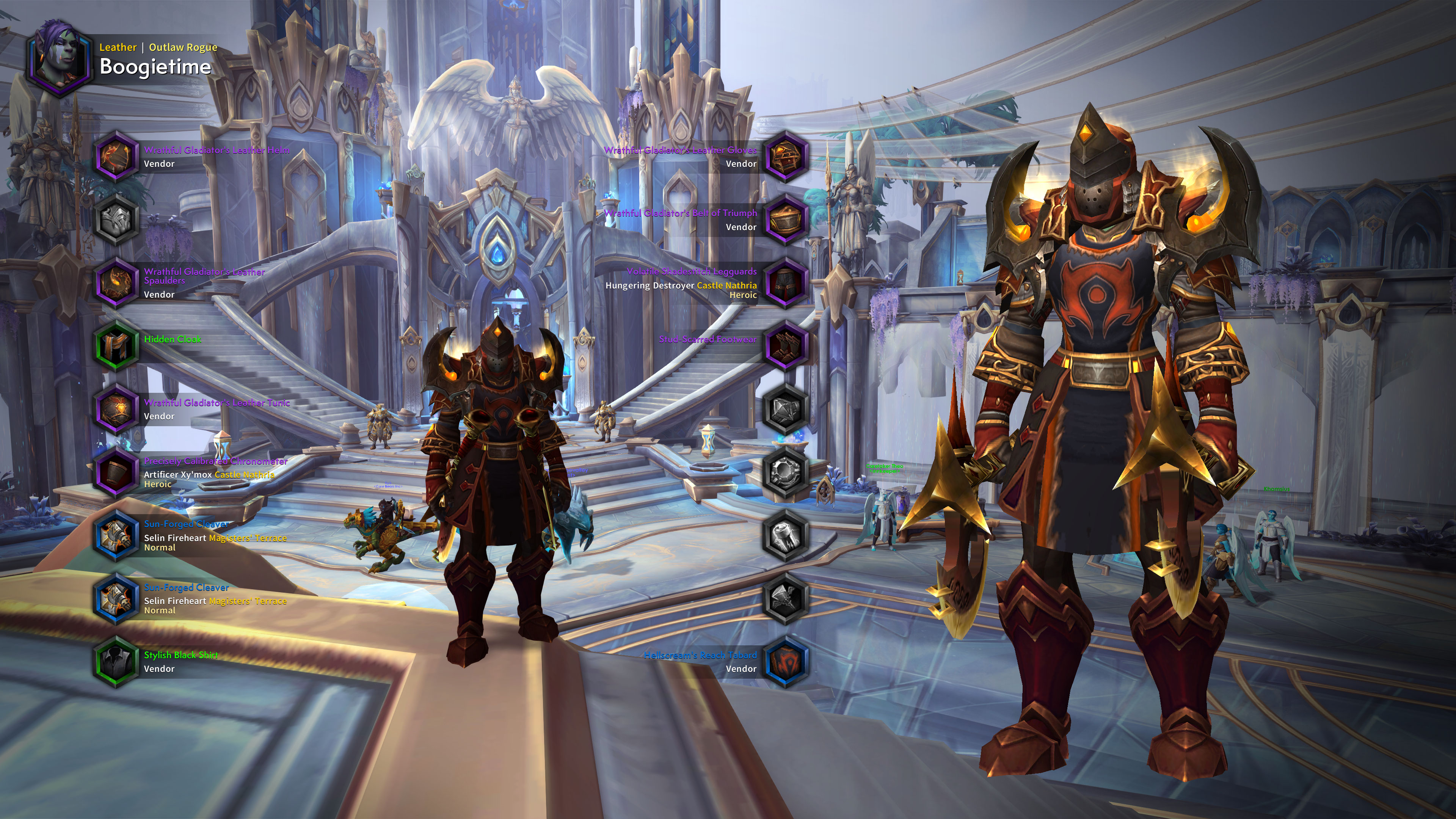 Outlaw Rogue Vampire Hunter Transmogrification