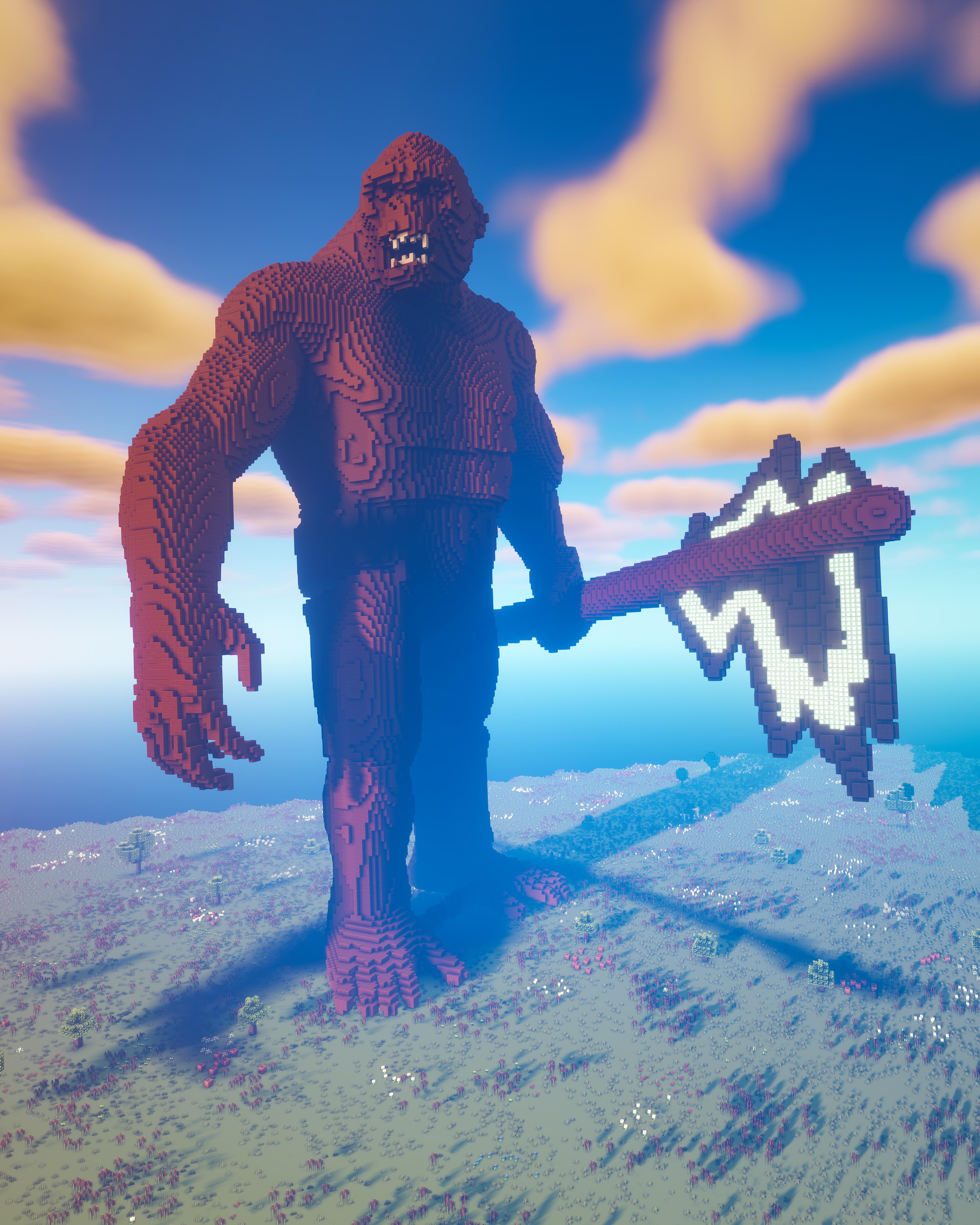 King Kong r/Minecraft