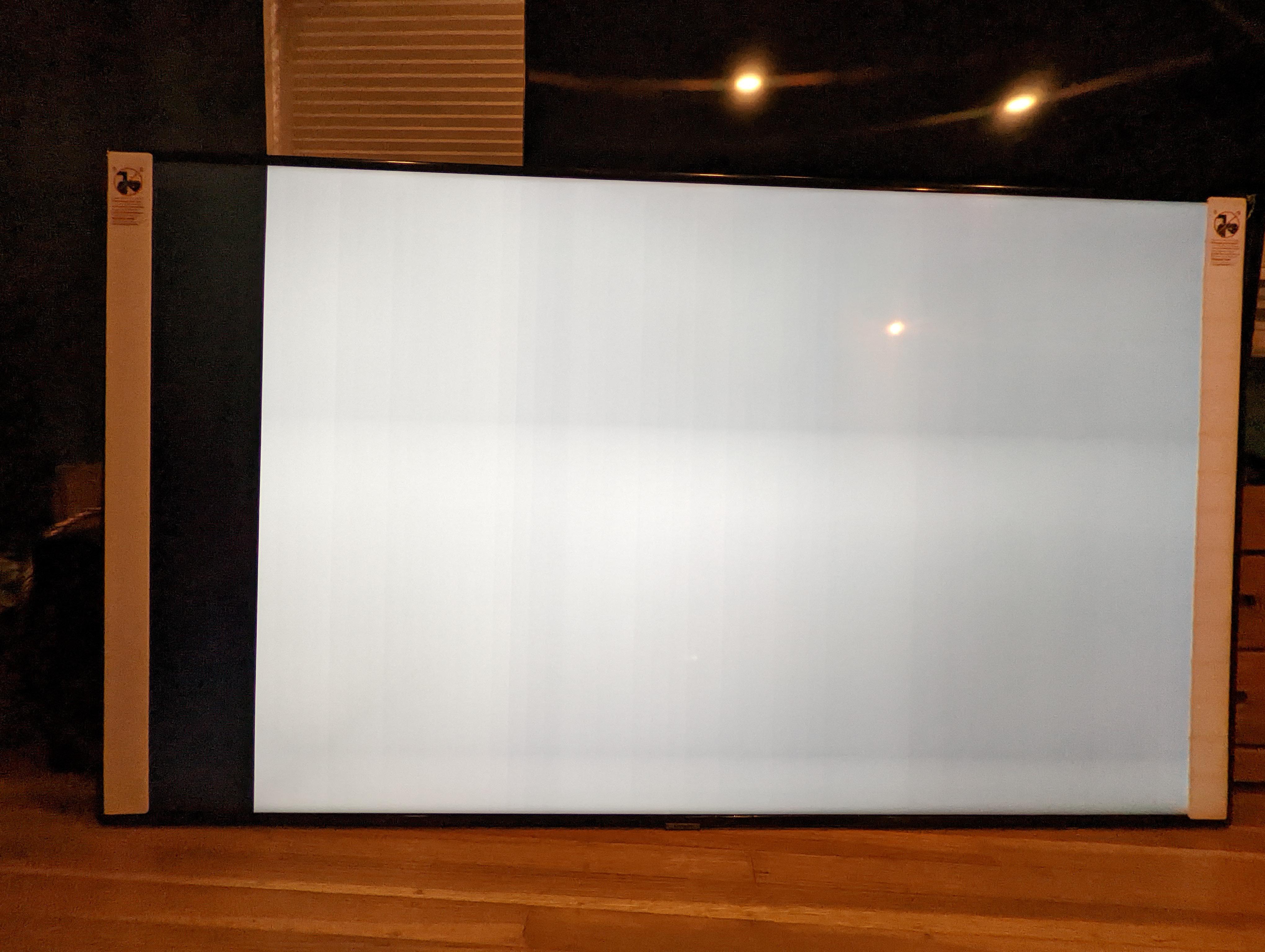 Grey screen with black bar Samsung un65nu6900f r/TVRepair