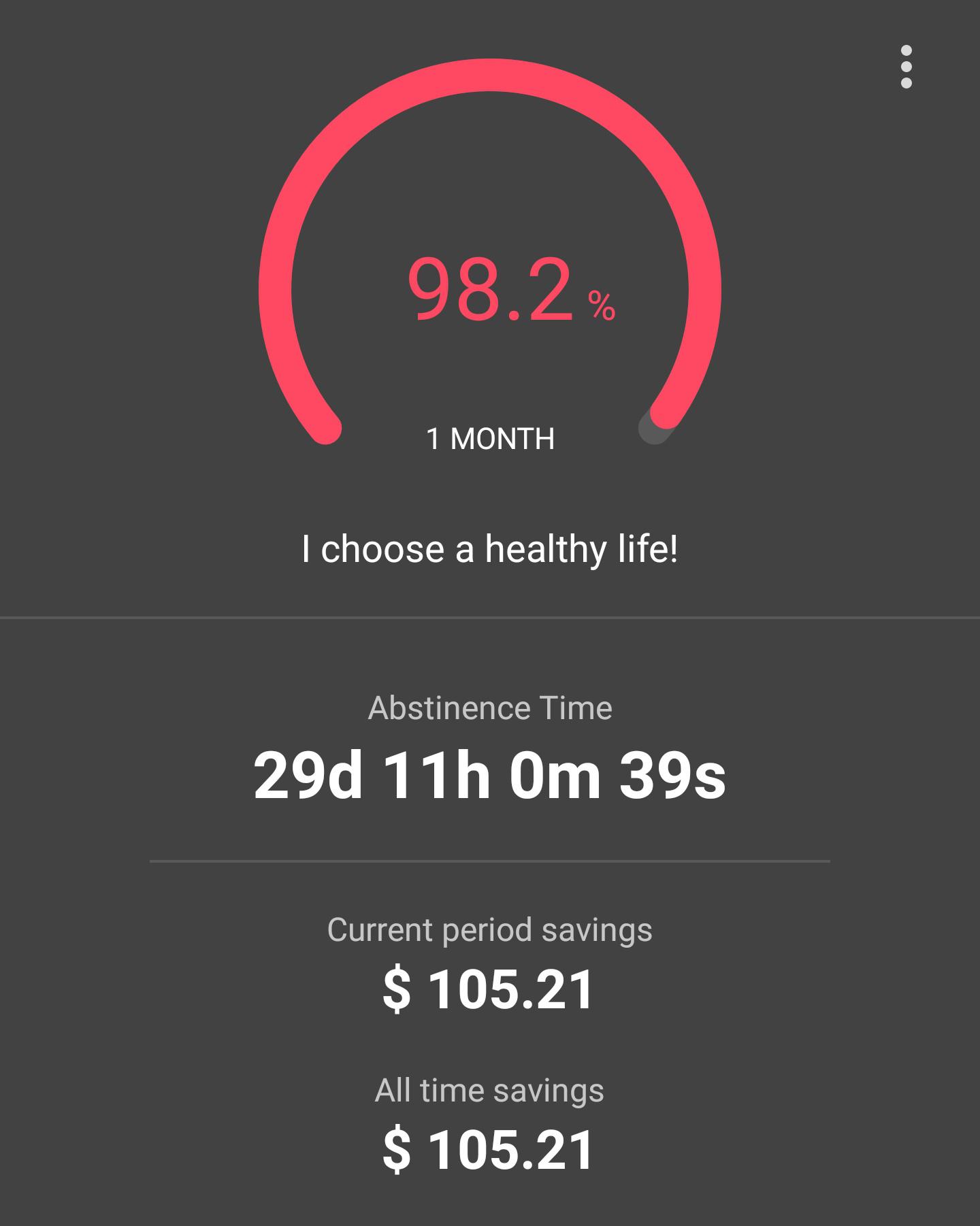Nearly 30 days after a string of bad relapses with 5 nic salts, you
