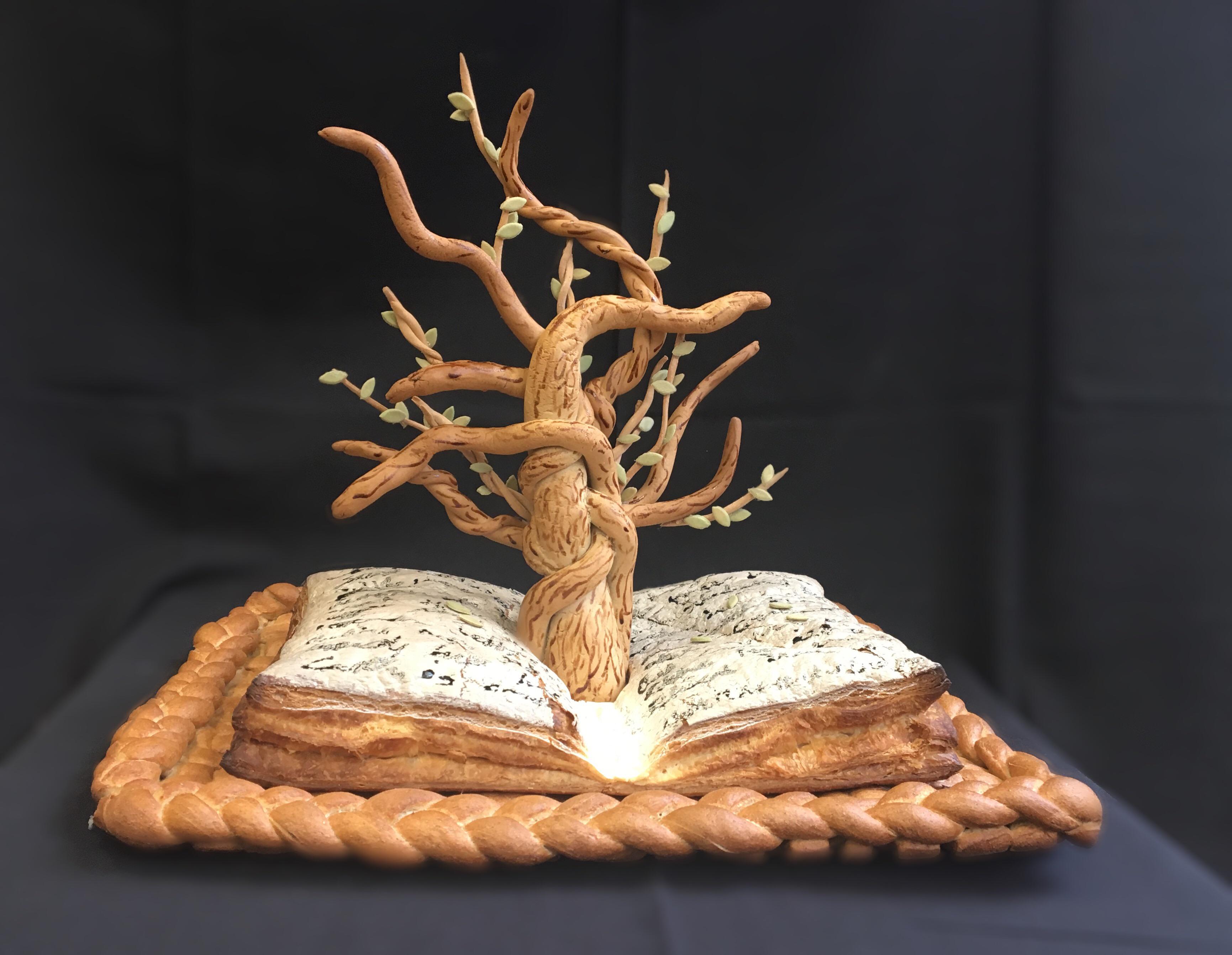 Bread sculpture I made in my advanced artisan breads course! 100