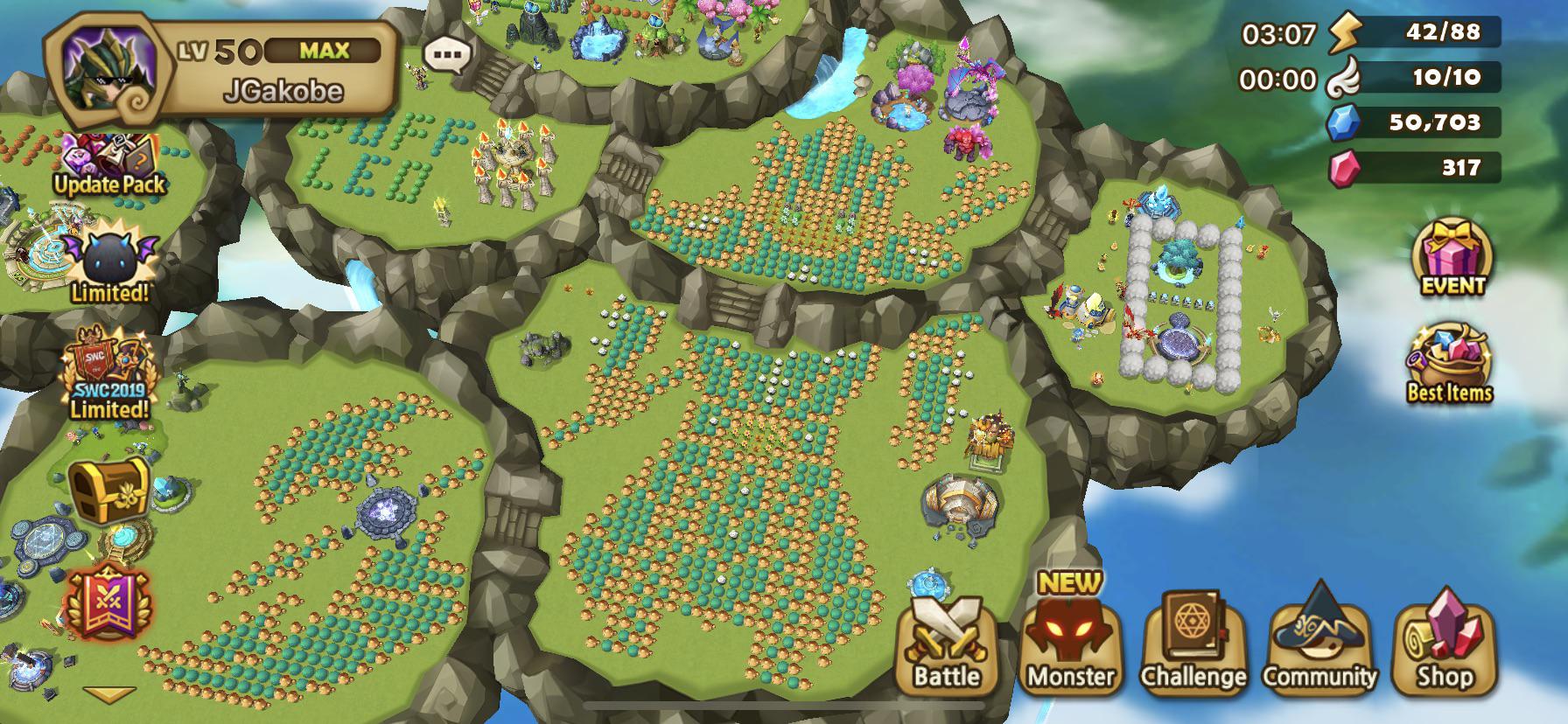 Summoners War Best Island Designs