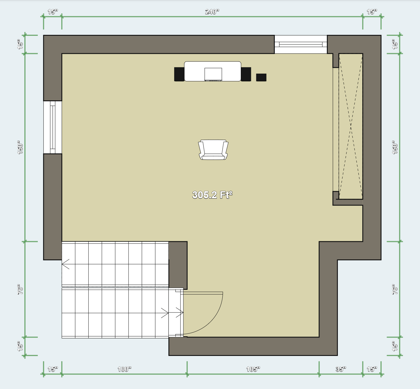 Another OddShaped Room. Are there any room node calculators for non