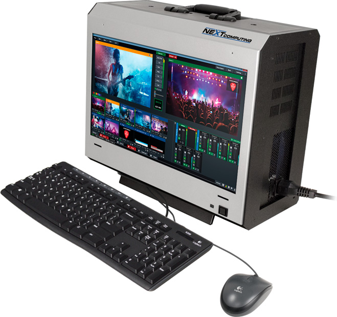 Vmix Radius Live Portable Workstation PC from Next Computing r