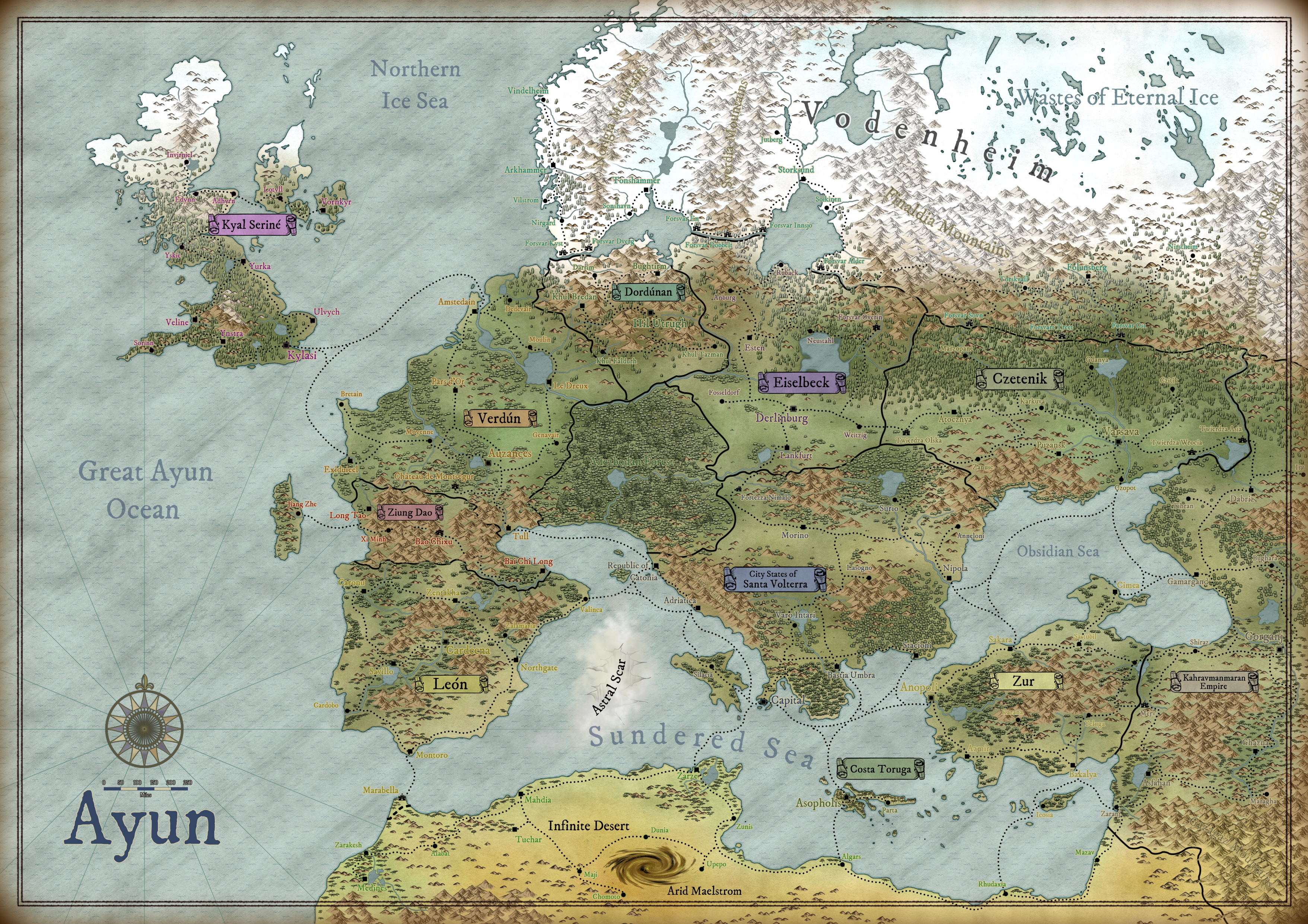 Changeling Map Of Europe Map commission alternative Europe wonderdraft