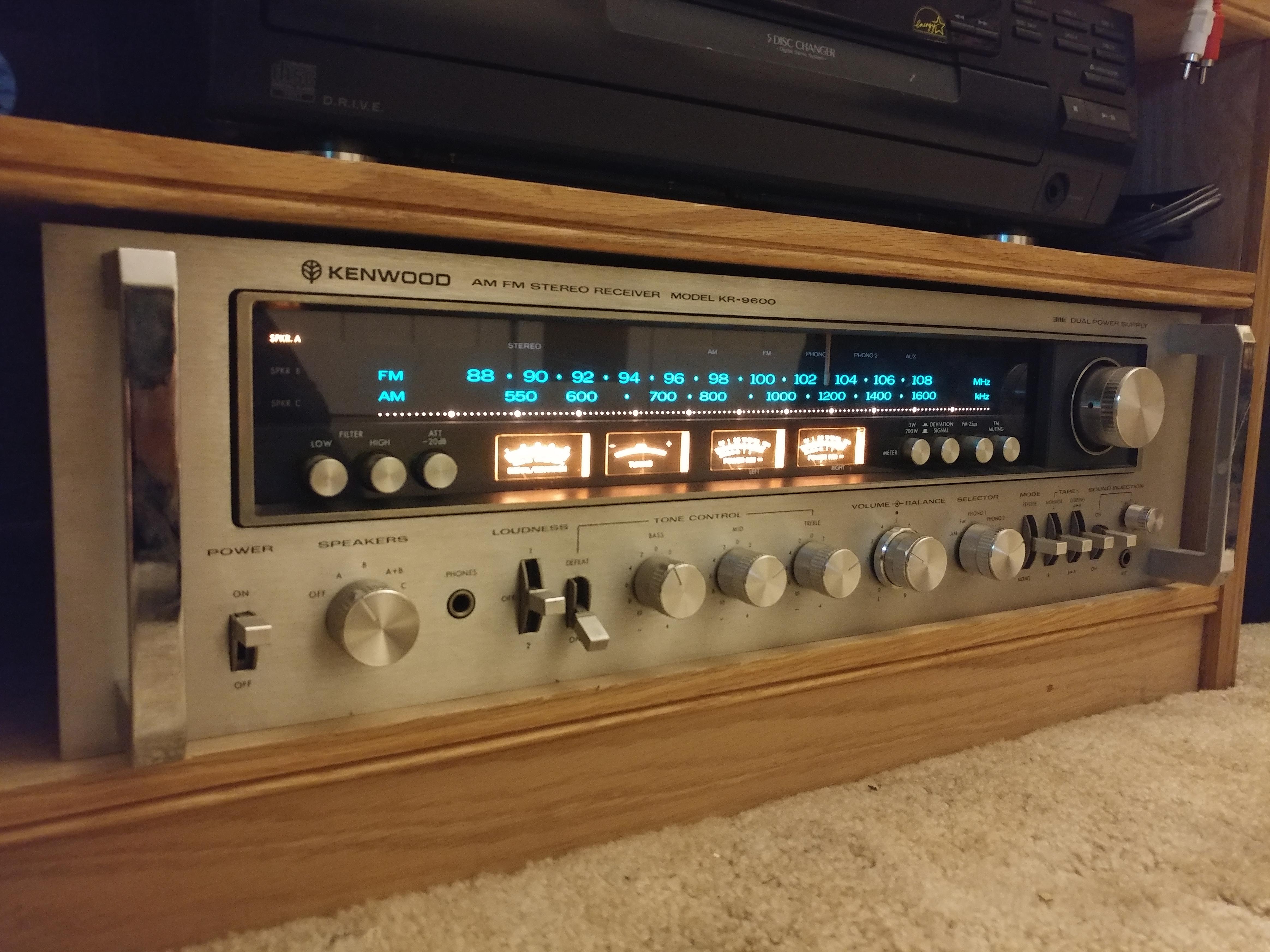 It may be a monster but it's my little monster receiver. This Kenwood