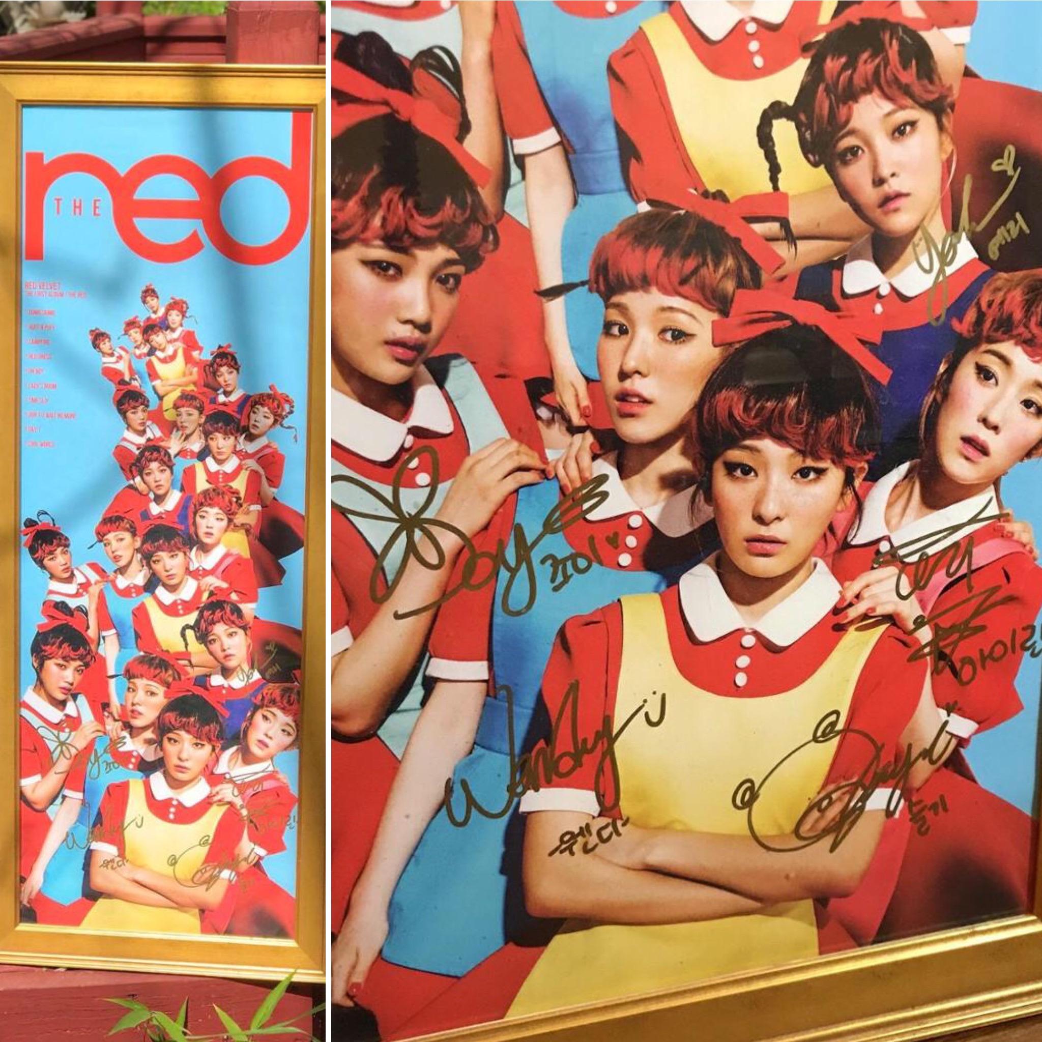 RED VELVET signed poster r/kpopcollections