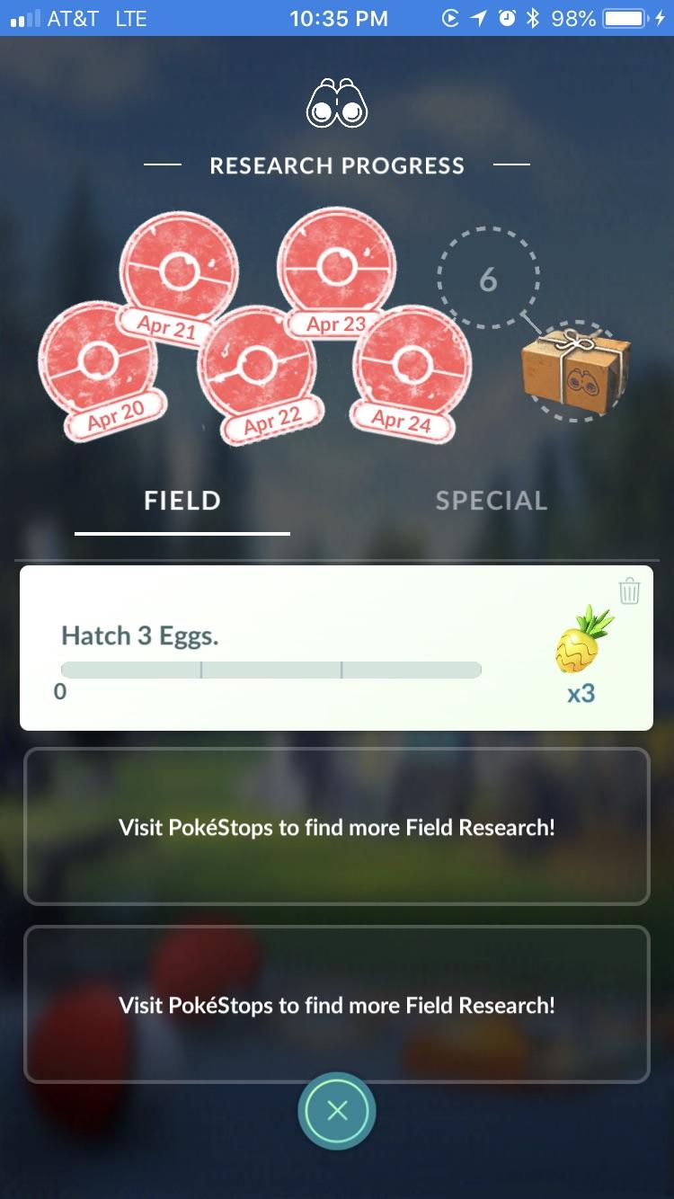 Niantic, PLEASE fix the rewards given out for tasks that can take a