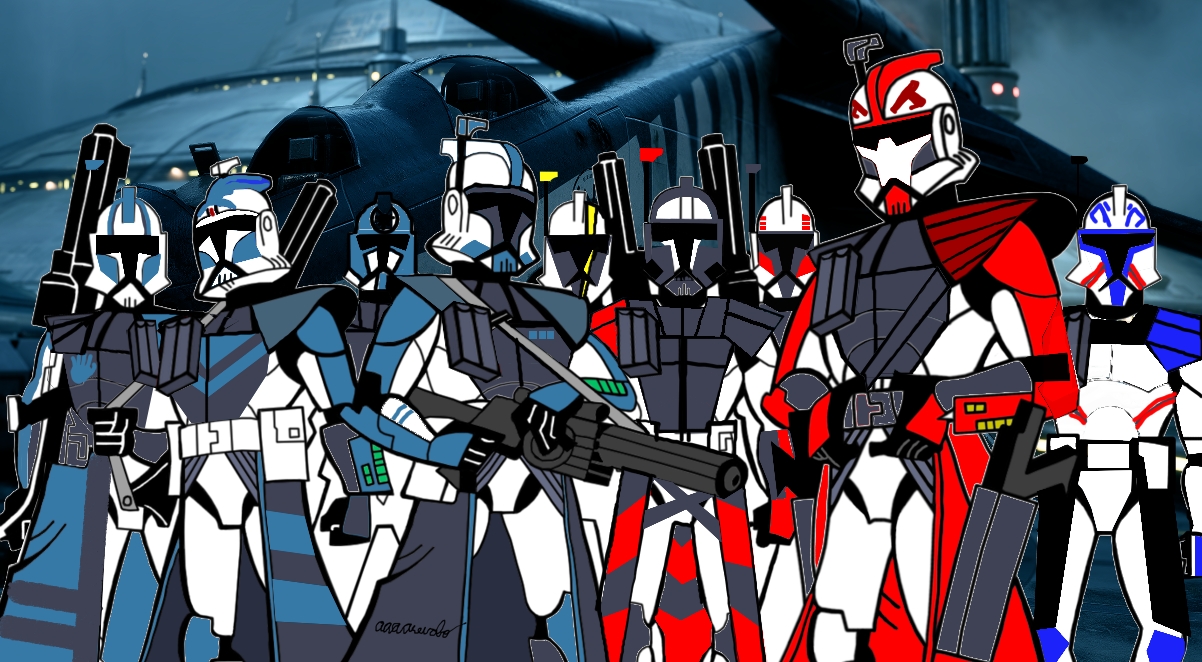 Every ARC Trooper in Canon, but in the 2003 Clone Wars Style (Ft. my