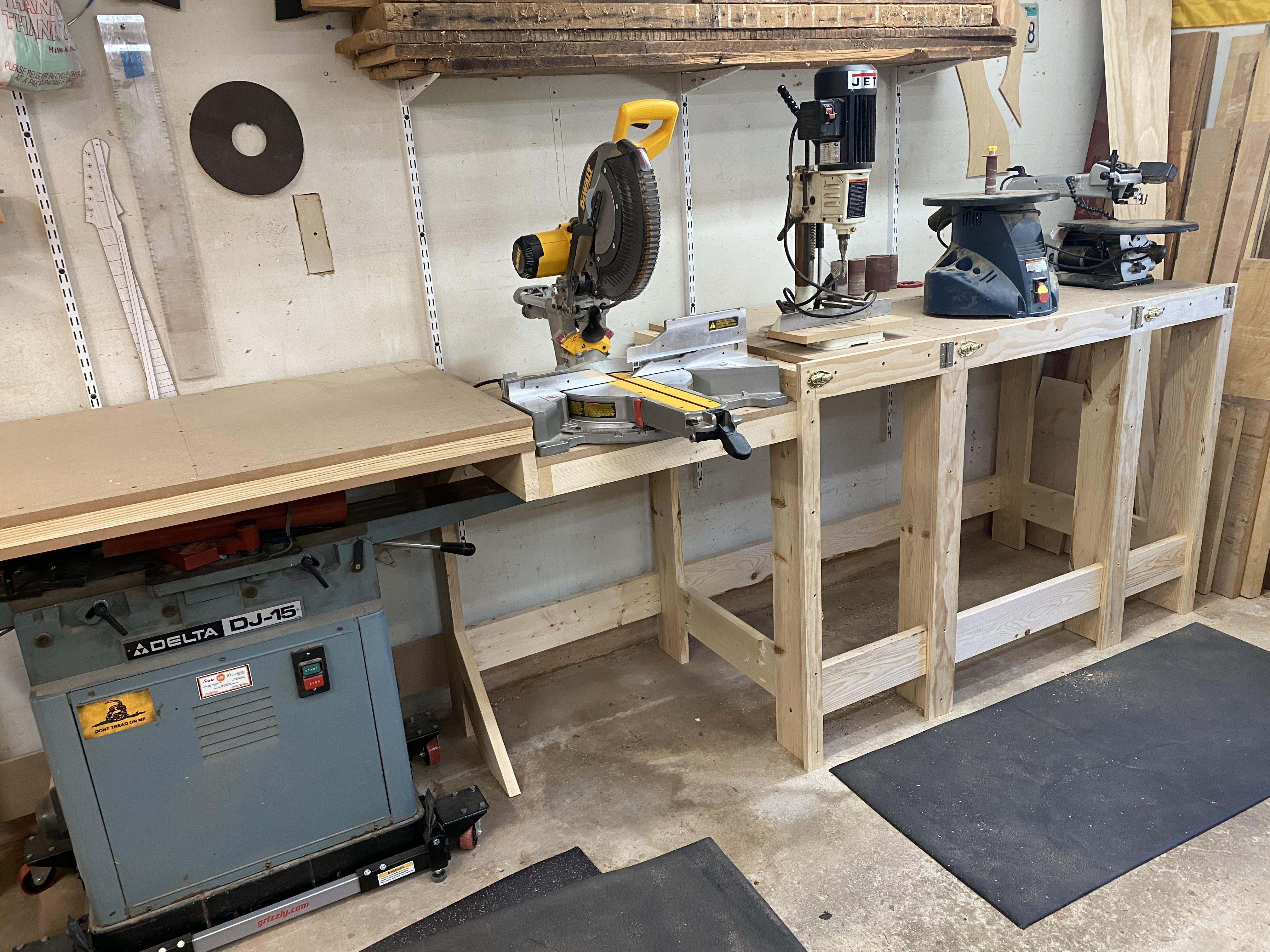 Part Miter Saw Flip Top For Ultimate Mobile Workbench atelieryuwa.ciao.jp