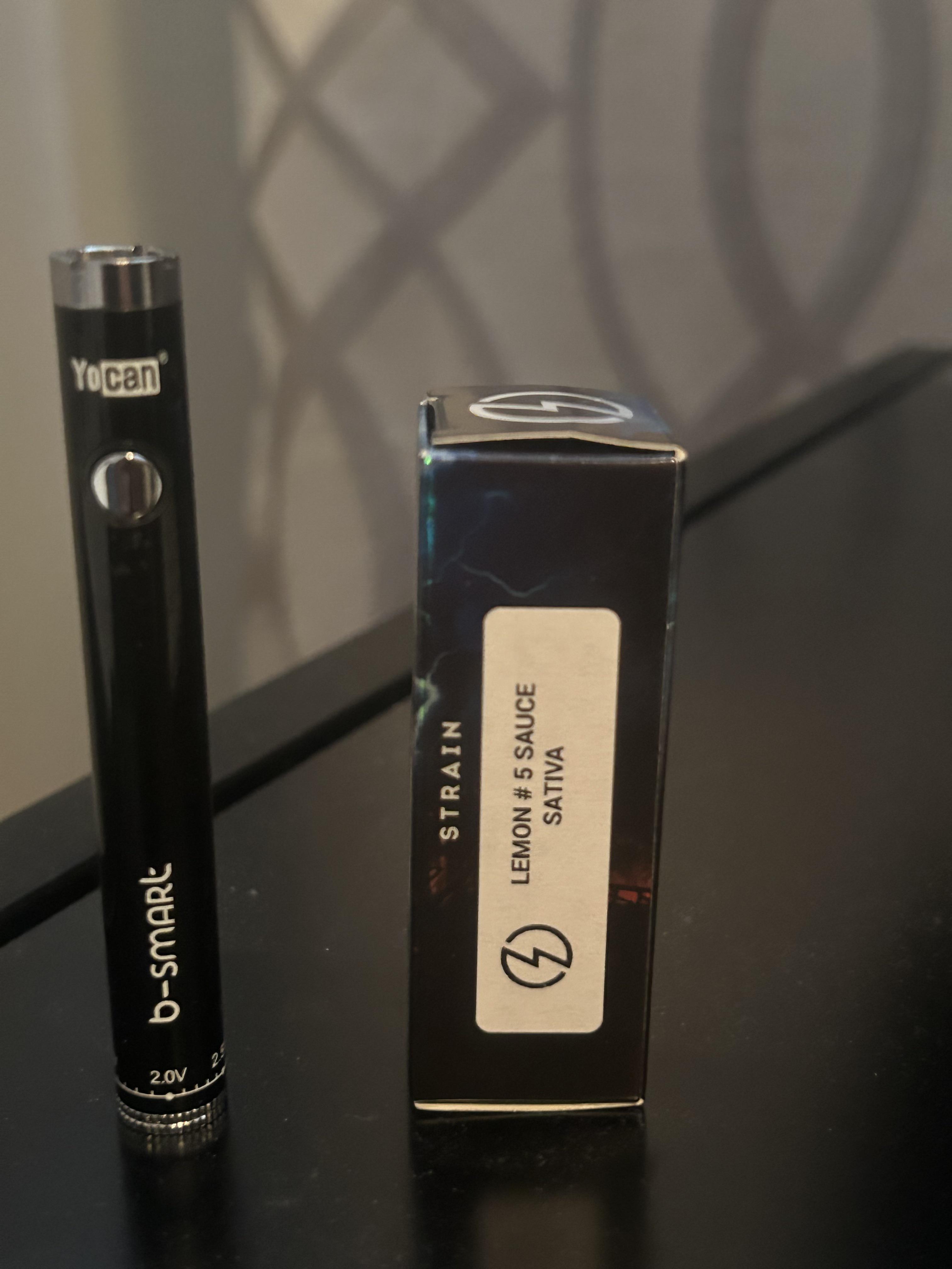 HVE Sauce Cart Lemon strain from Green Society r/MOMpics