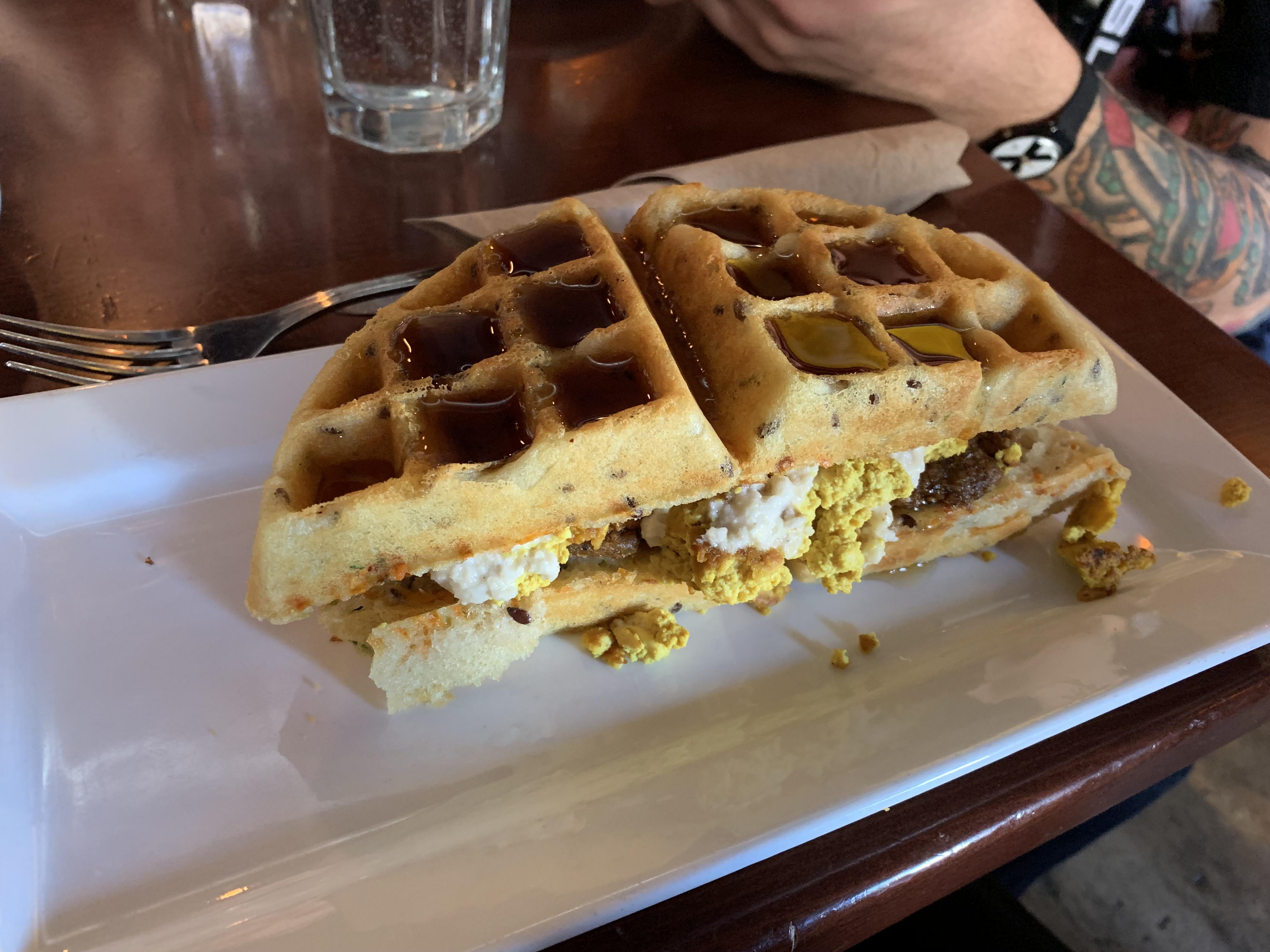 Waffle sliders, City O City in Denver, CO r/vegan