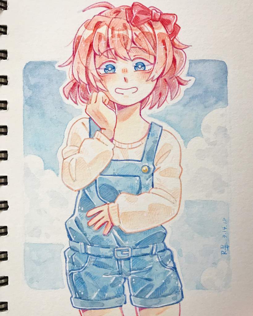Cutie in Overalls r/DDLC