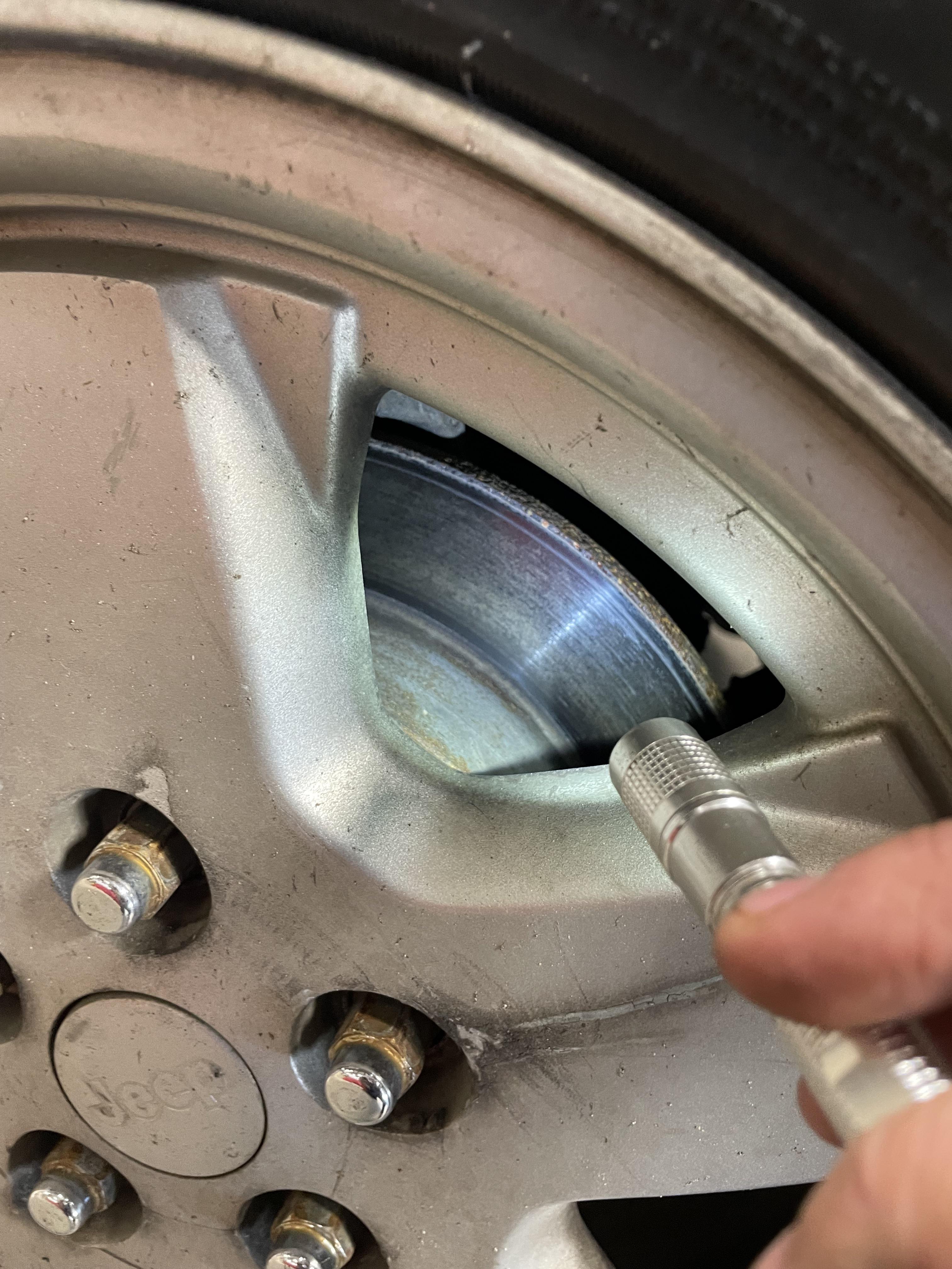 What exactly would cause this brown look for the rotors. They have no