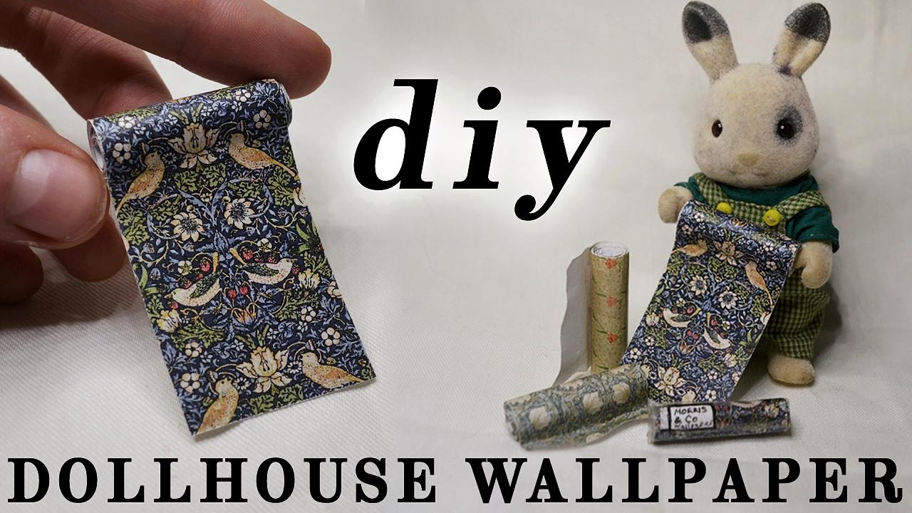 How to DIY your own beautiful dollhouse wallpaper r/Dollhouses