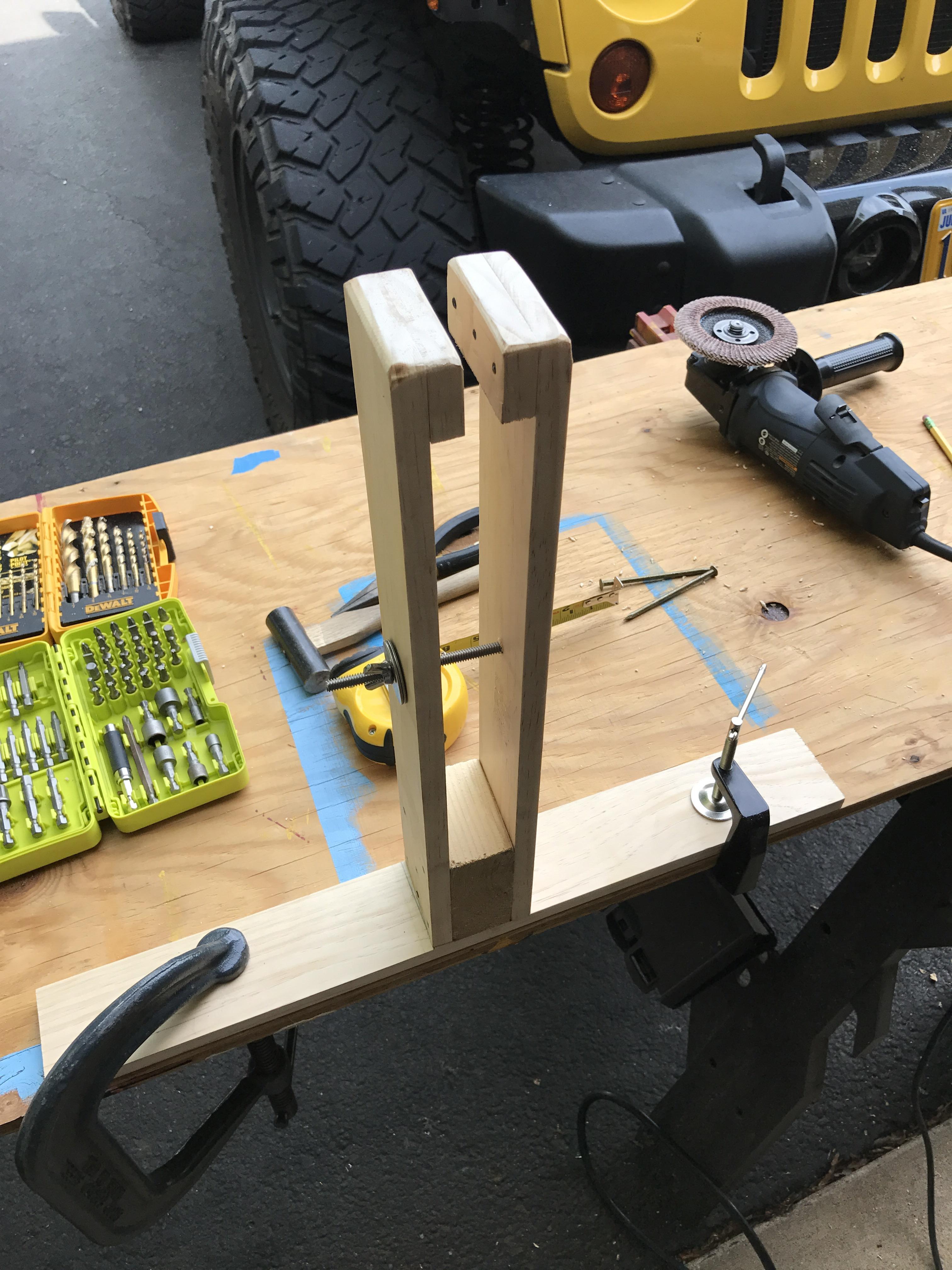 My DIY sub10 stitching pony. r/Leathercraft