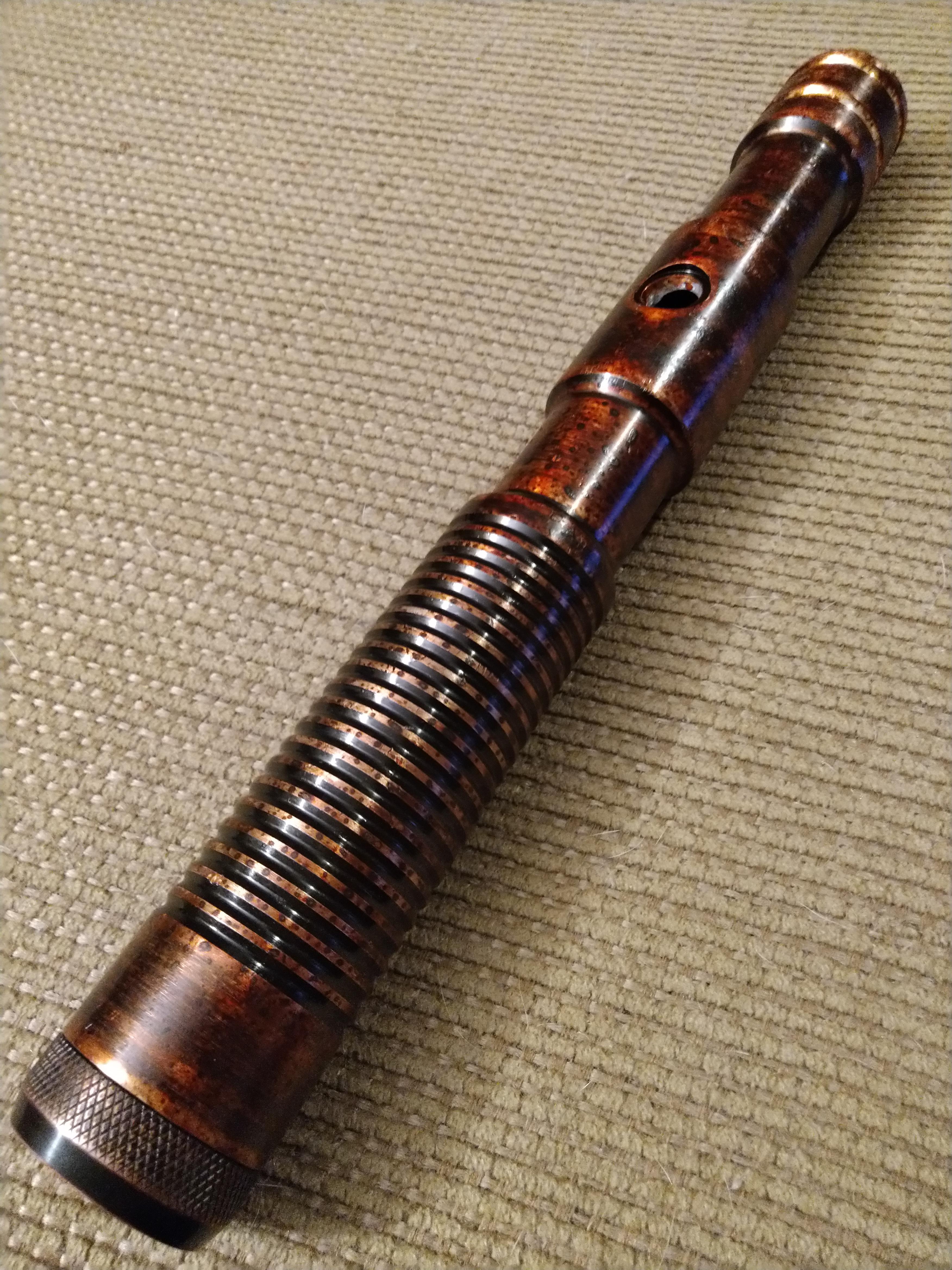 First custom finish! r/lightsabers