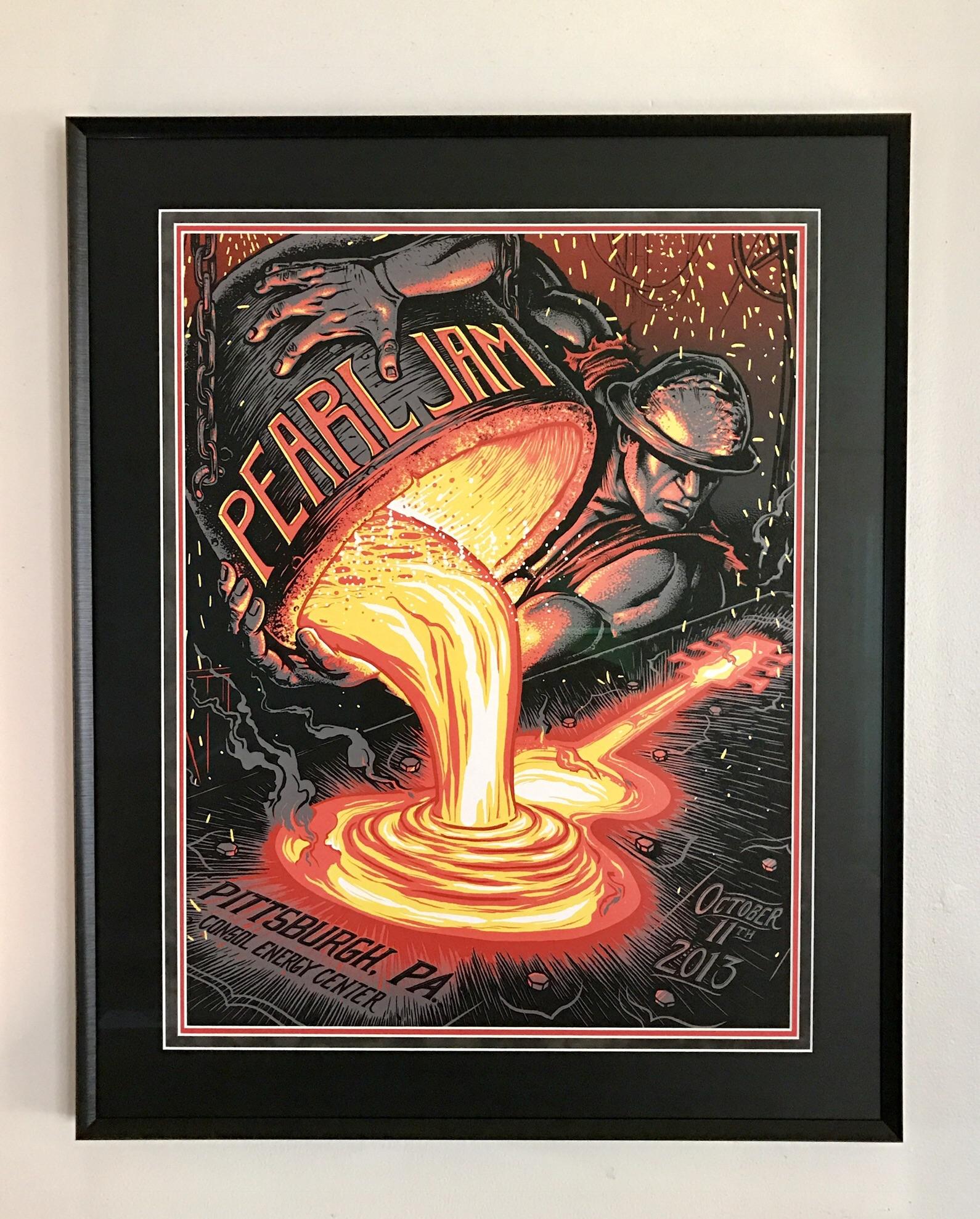 Pearl Jam Pittsburgh Steeler r/concertposterporn