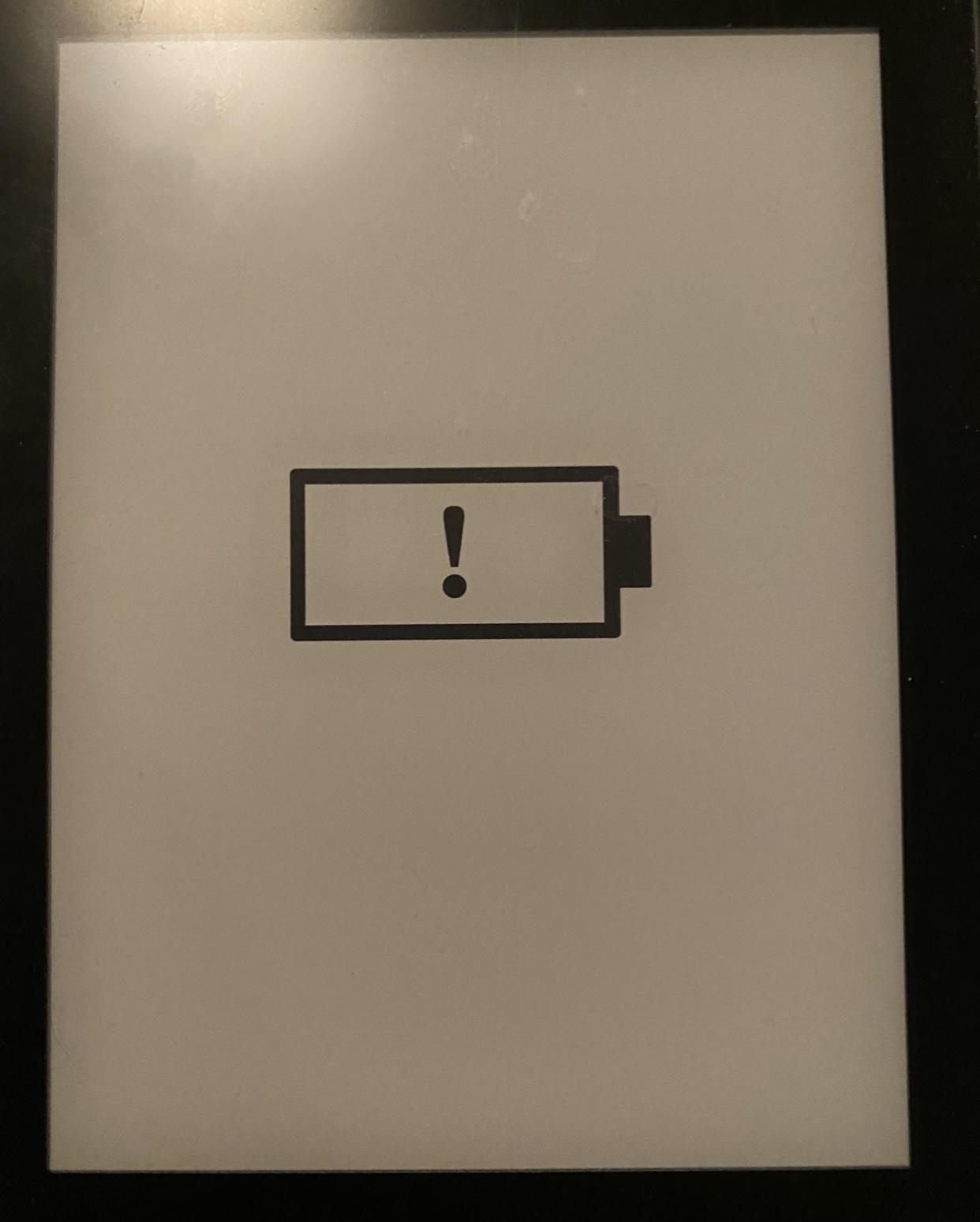 My Kindle Paperwhite (2nd gen) is stuck on this screen and no amount of