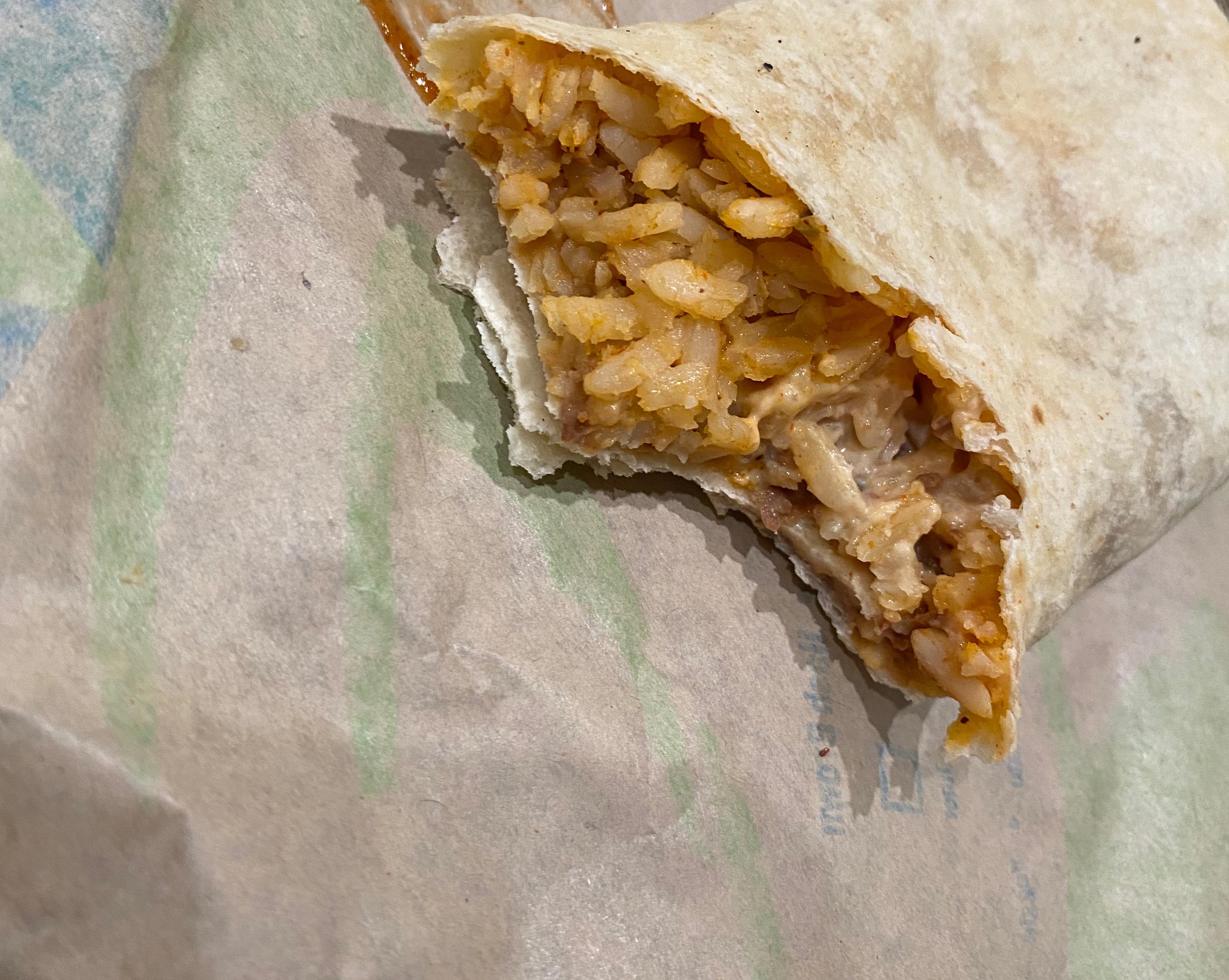 Taco Bell Bean And Cheese Burrito