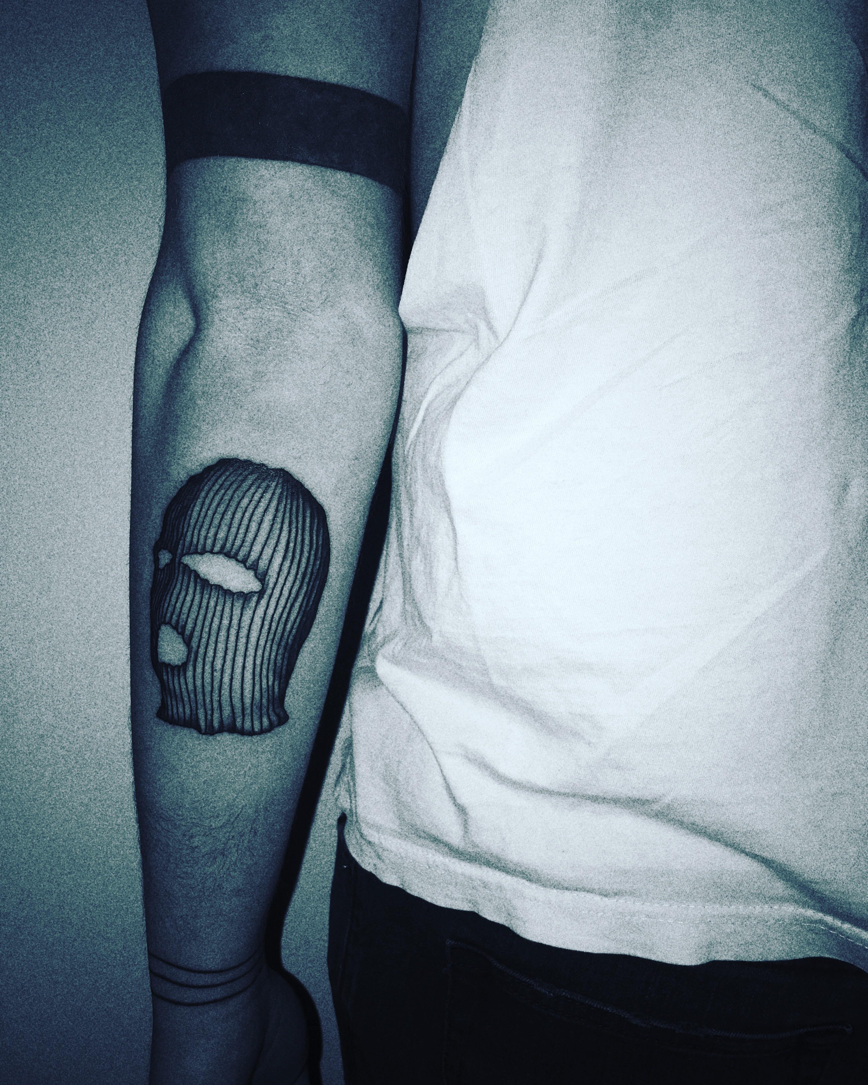 Finally got a ski mask tattoo to represent the song that has made the