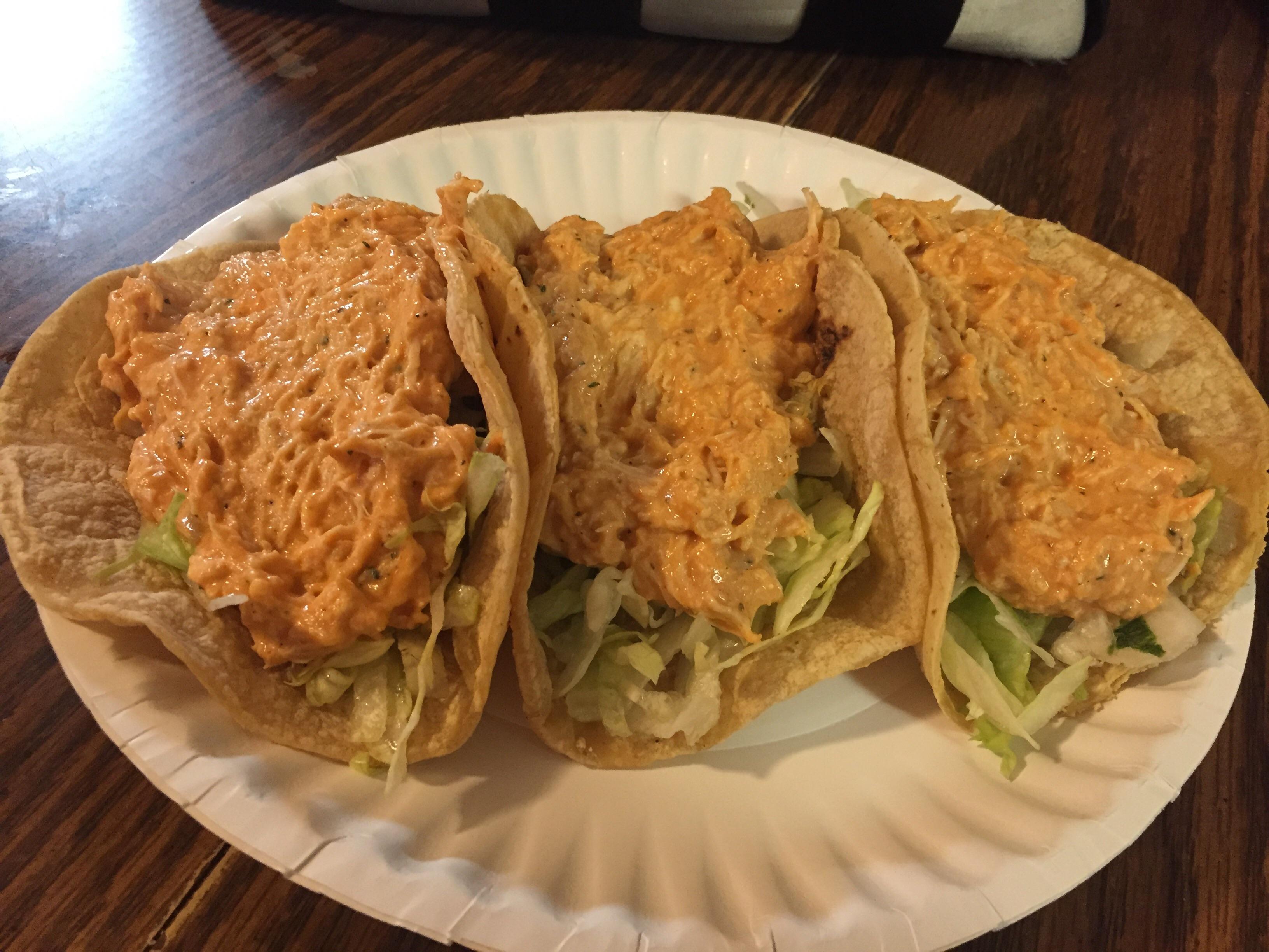 450 calories of spicy chicken tacos! r/1200isplenty