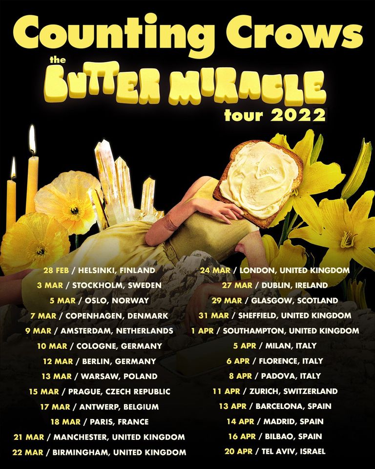 The Butter Miracle tour is heading to Europe! And, ow yeah, they're