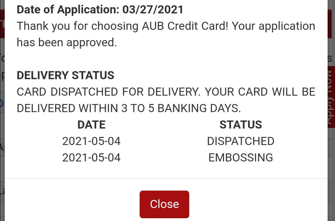 So what does Embossing means? AUB r/PHCreditCards