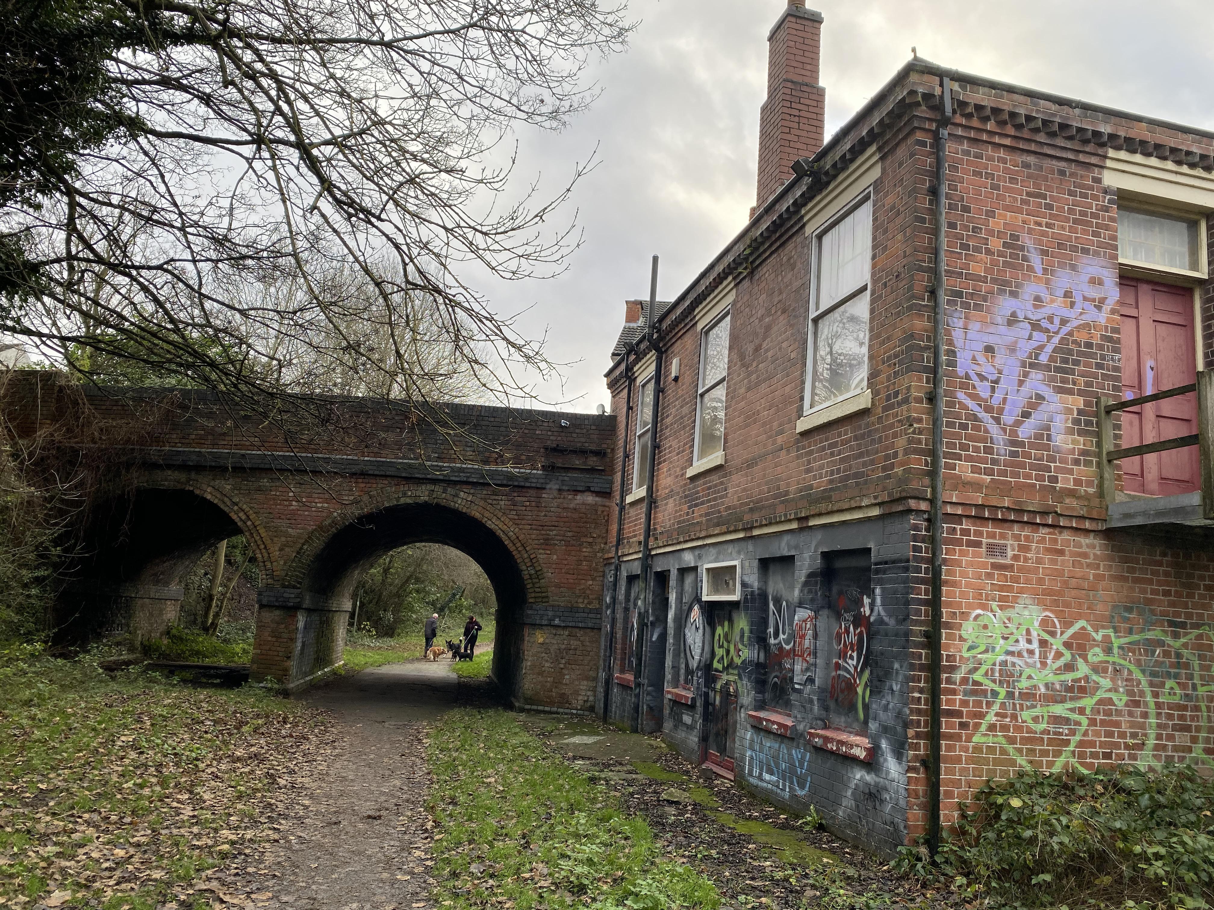 Whitwick station on the former Charnwood forest line which ran from