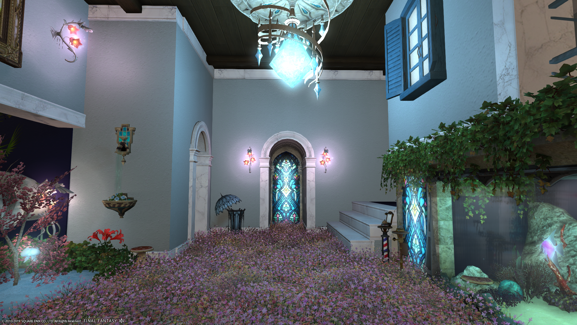 Fairy Garden The Lavender Beds Plot 11, Ward 10 (Phoenix) r/ffxivhomeandgarden