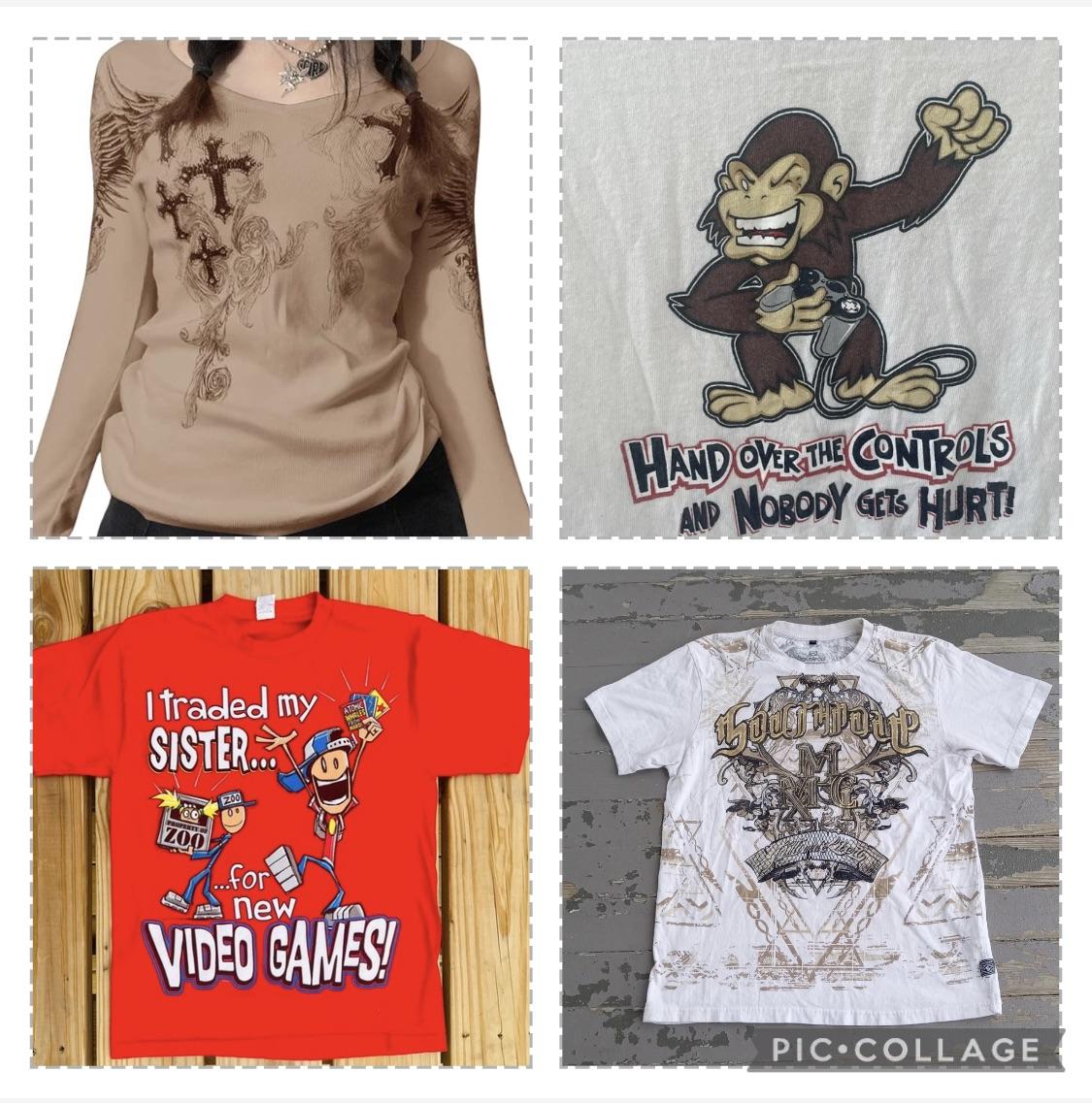 Southpole shirts and “gamer” shirts r/2000sNostalgia