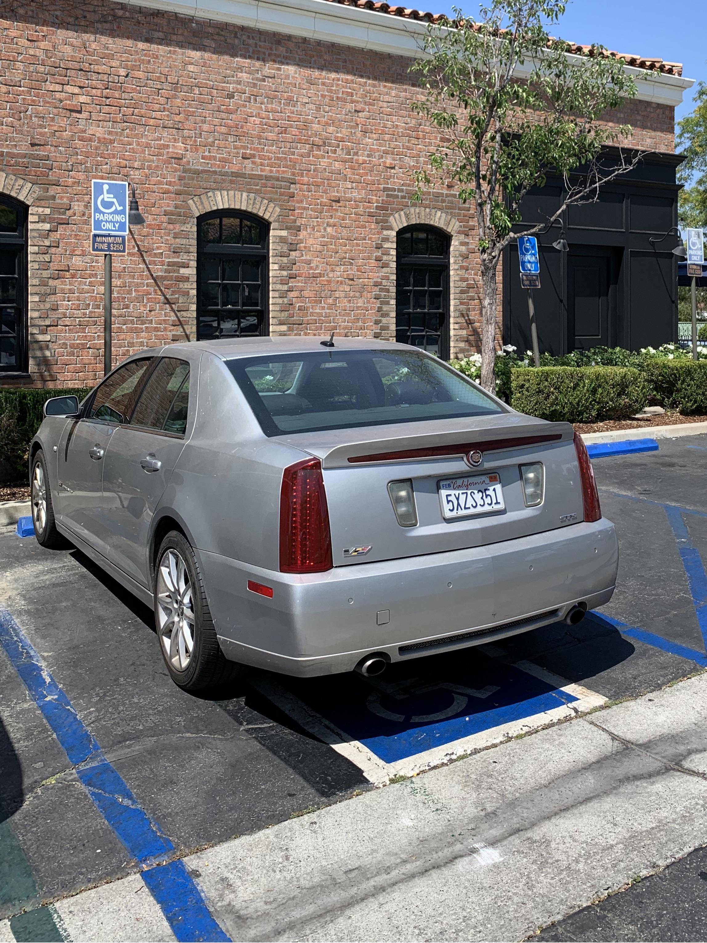 Saw a [Cadillac STS V] driven by an older couple : r/spotted