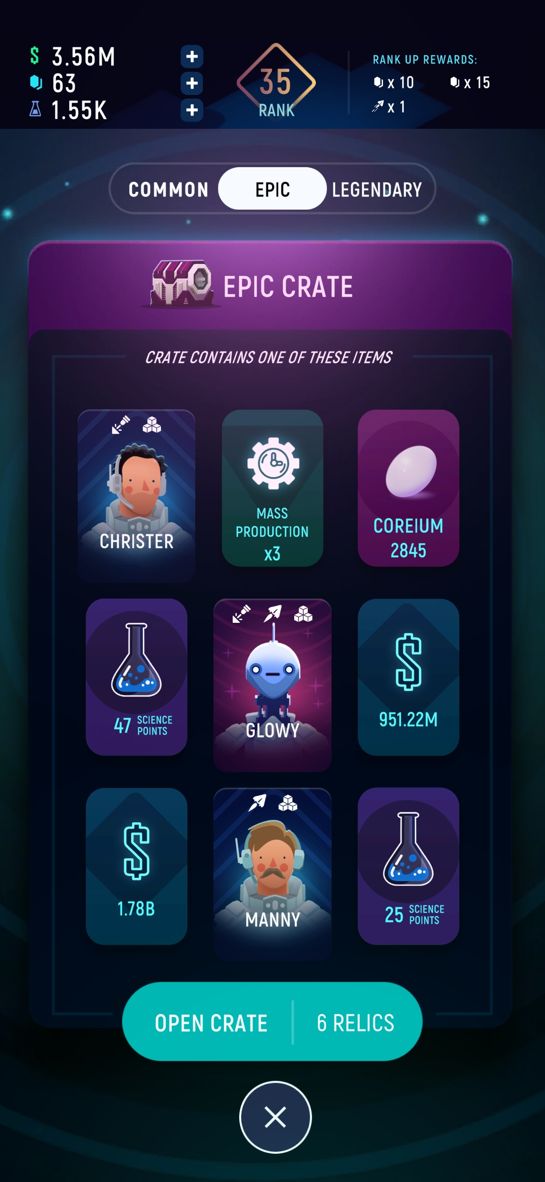 What's with the ridiculously low Science reward? 1.7B vs 47 Science