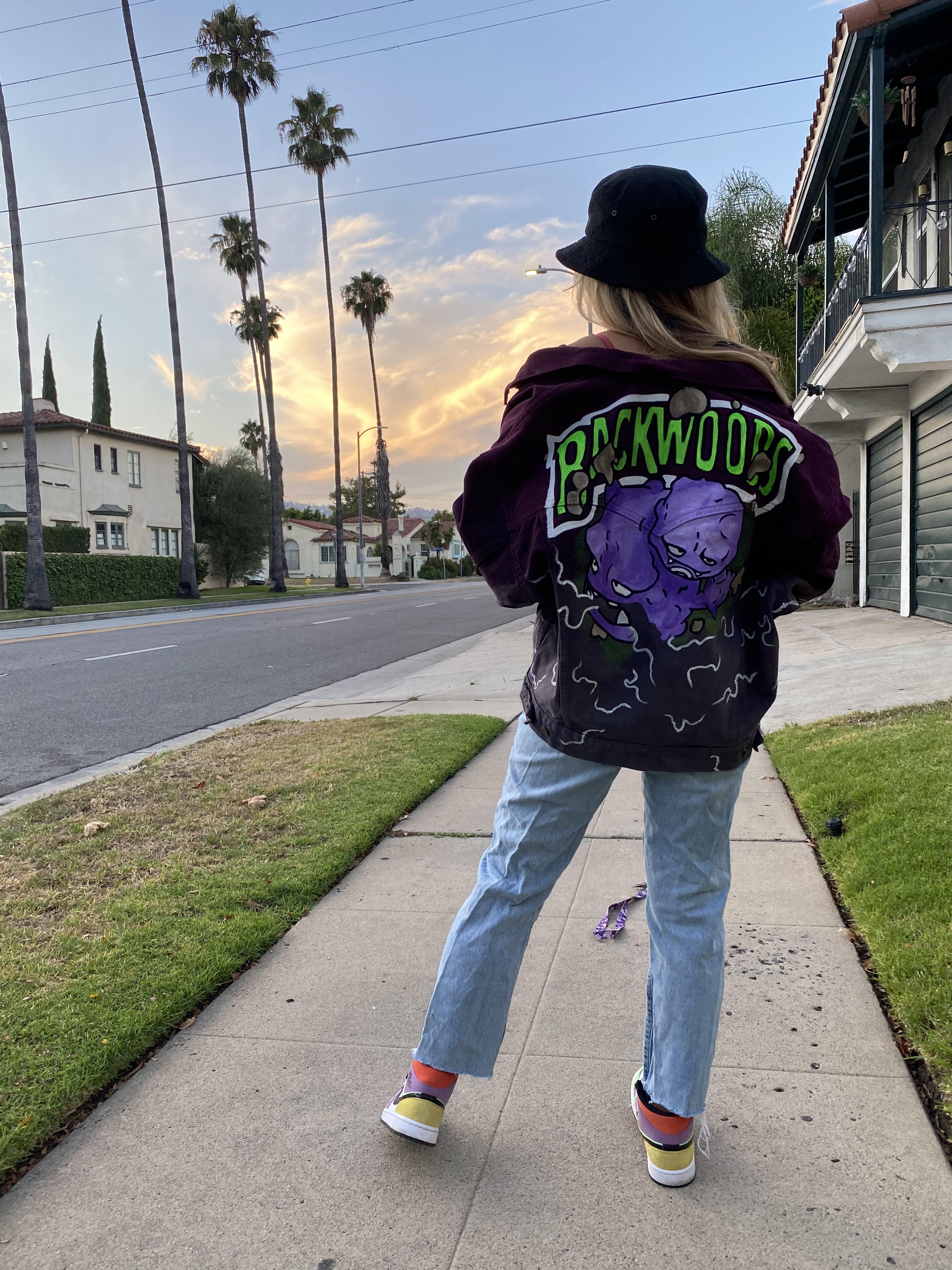 [ART] Hand painted Weezing x Backwoods denim jacket. r/streetwear