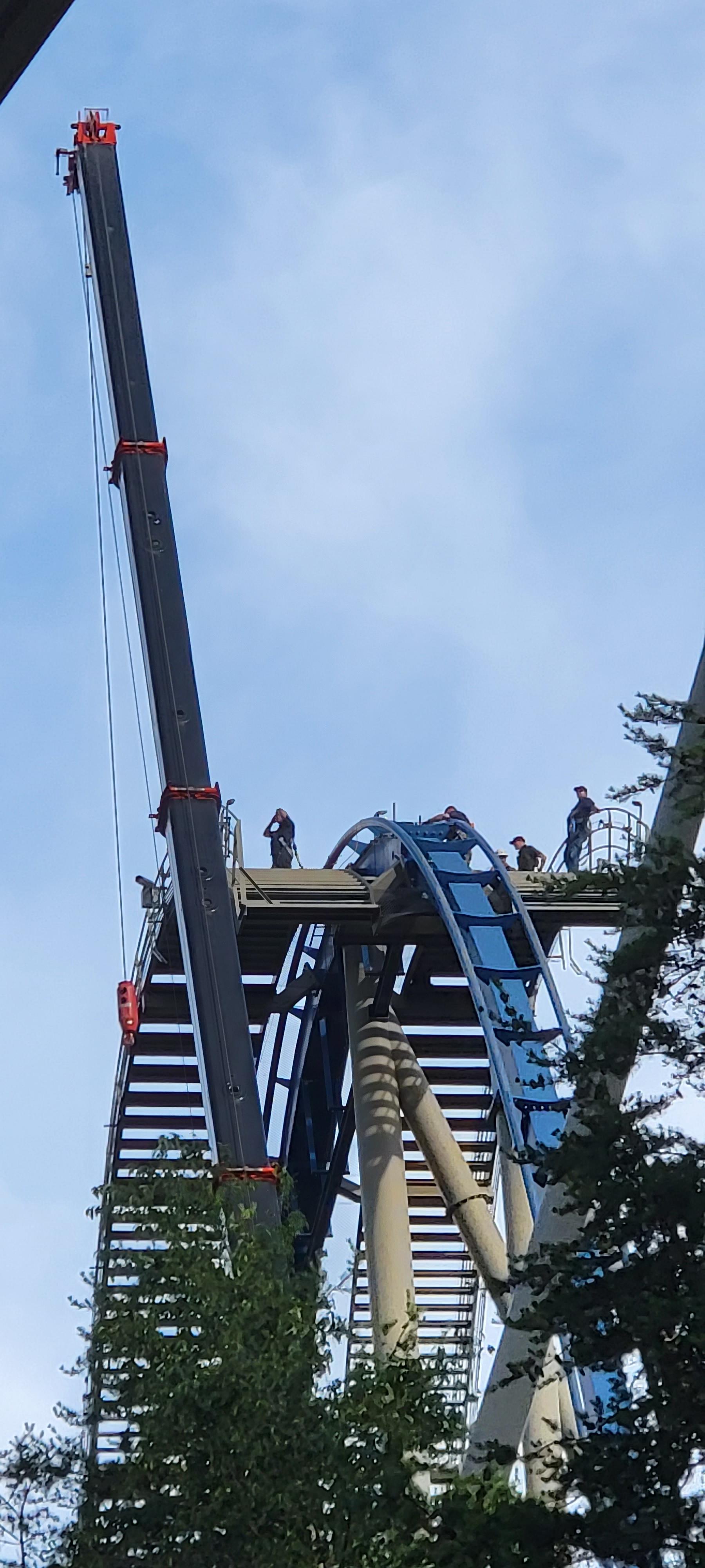This might keep the ride down for a few days [Wild Eagle, Dollywood