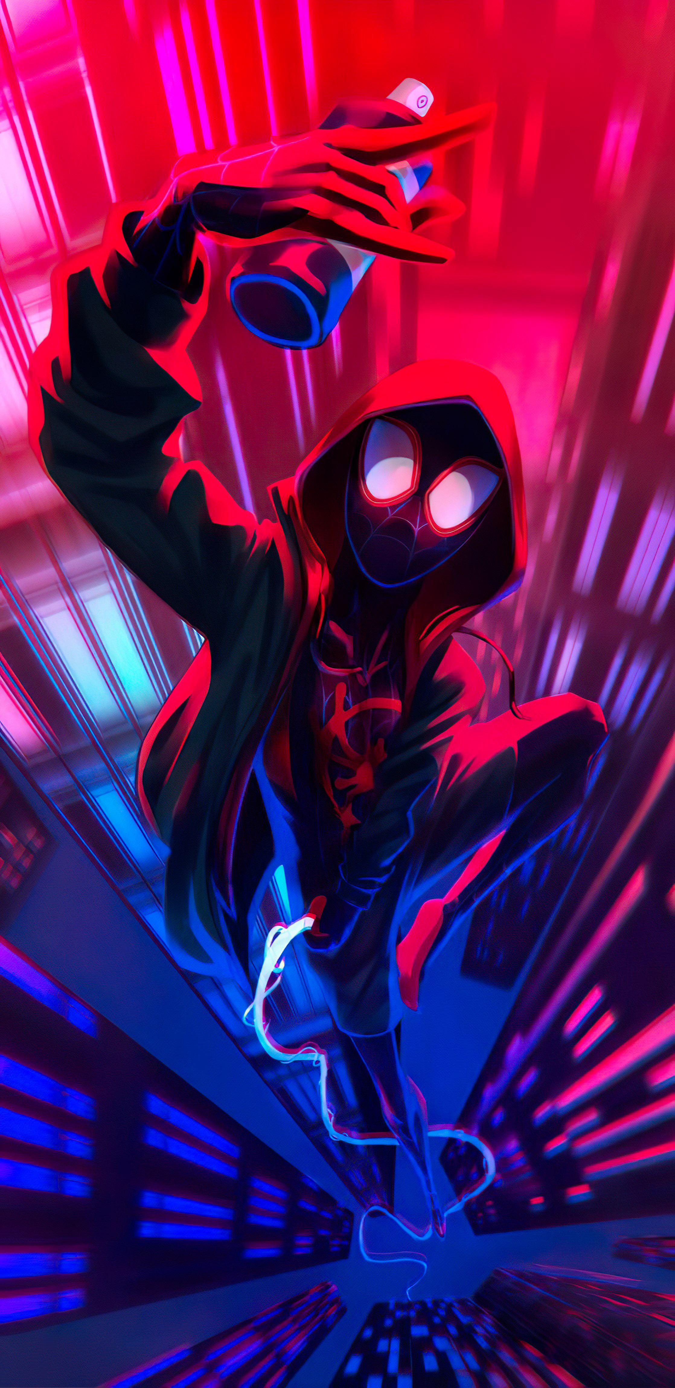 High quality Spiderman wallpaper ( Quality is upscaled by AI ) r