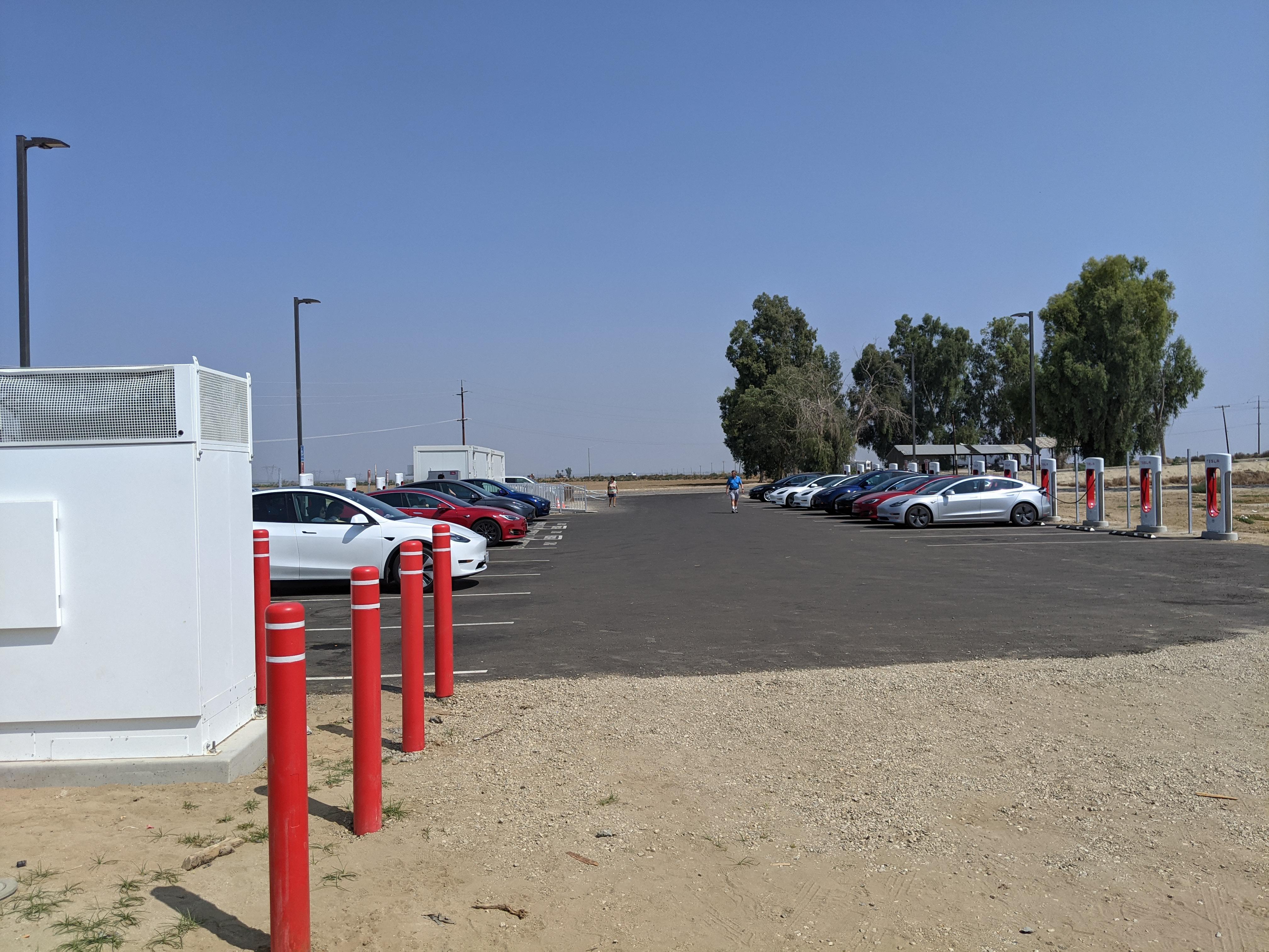 The oddest, lonely supercharger in Bakersfield, CA sand, next to a