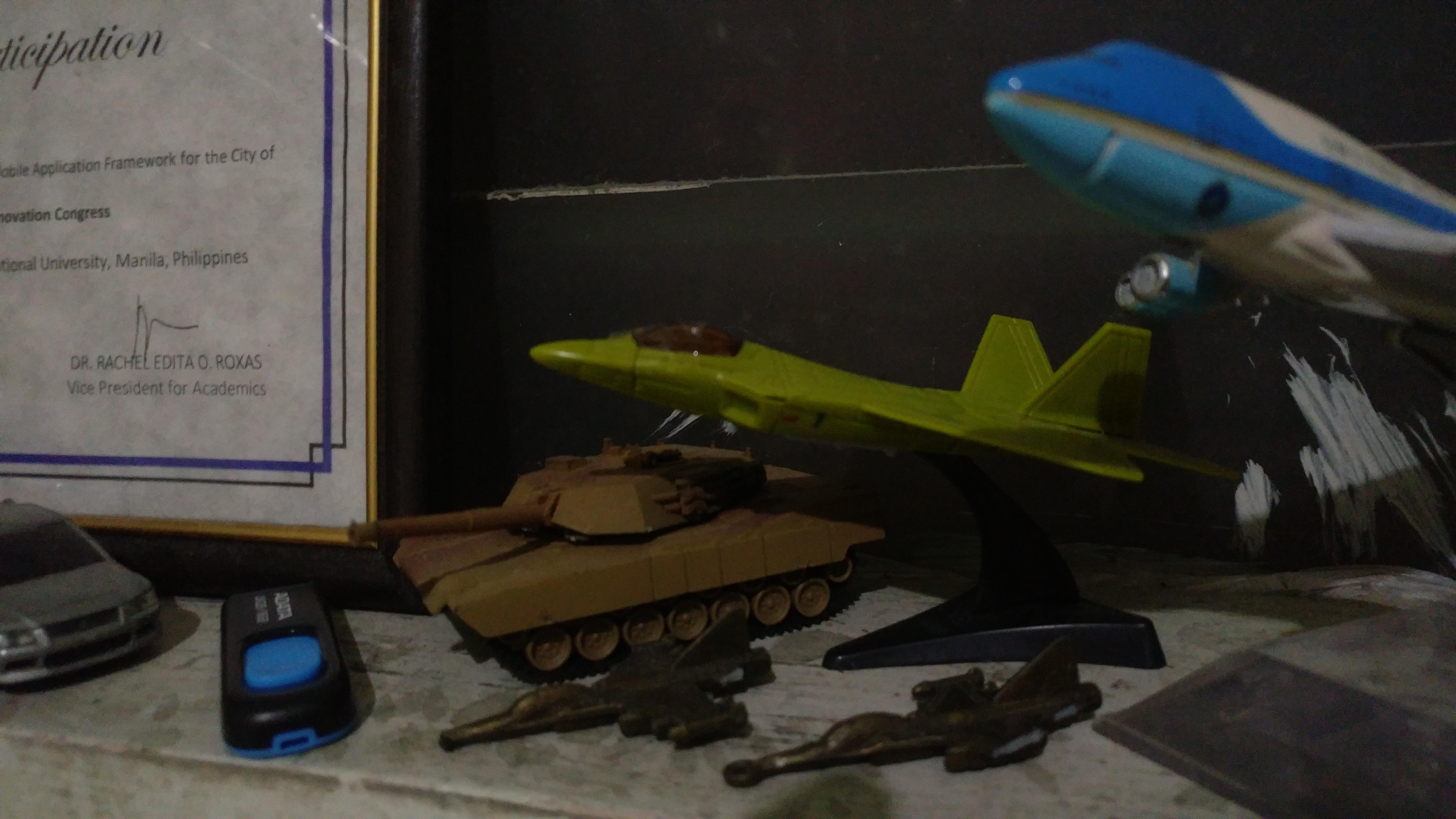 Cheap $2 plastic model kits that i built. Still planning to move to