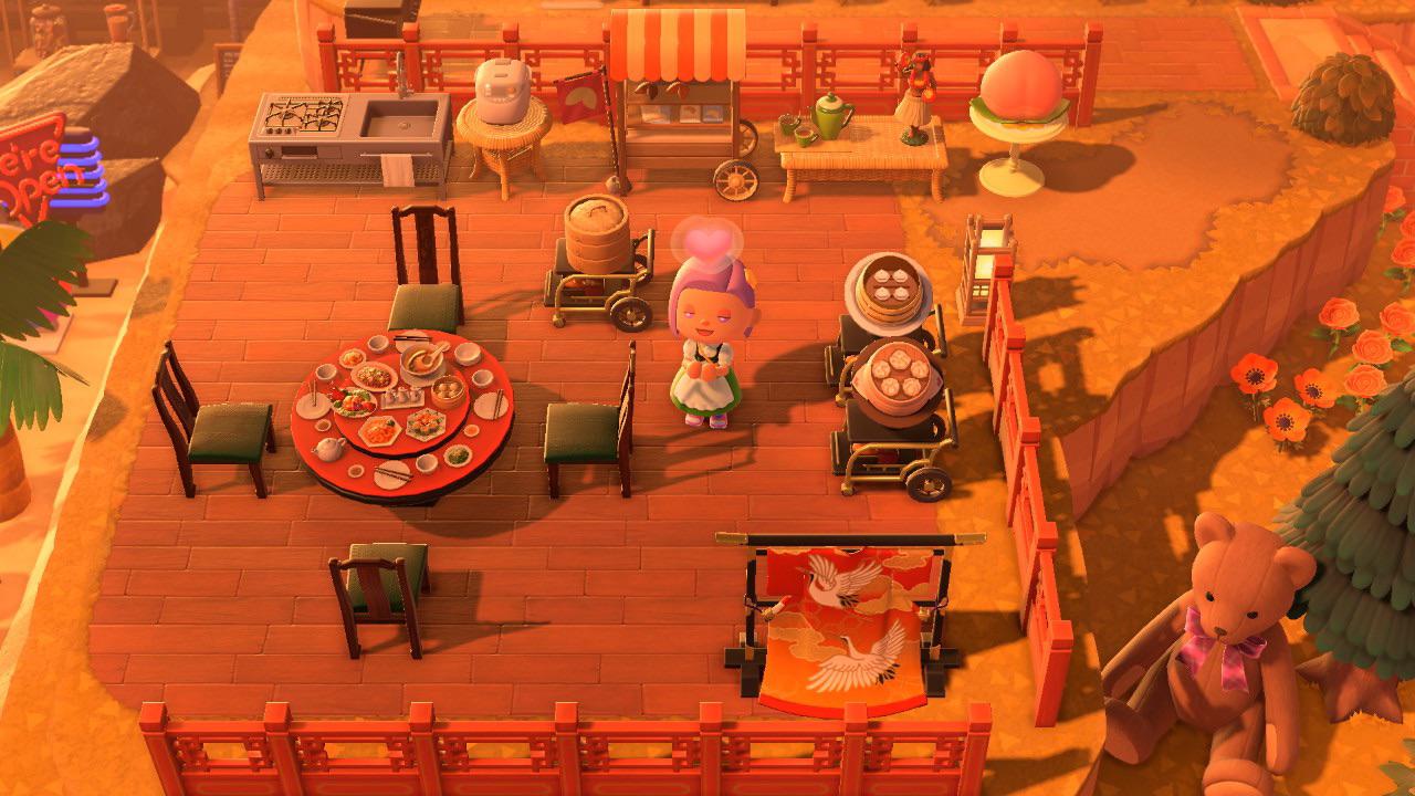 finished my cliff top dim sum area, one of the things i miss most from