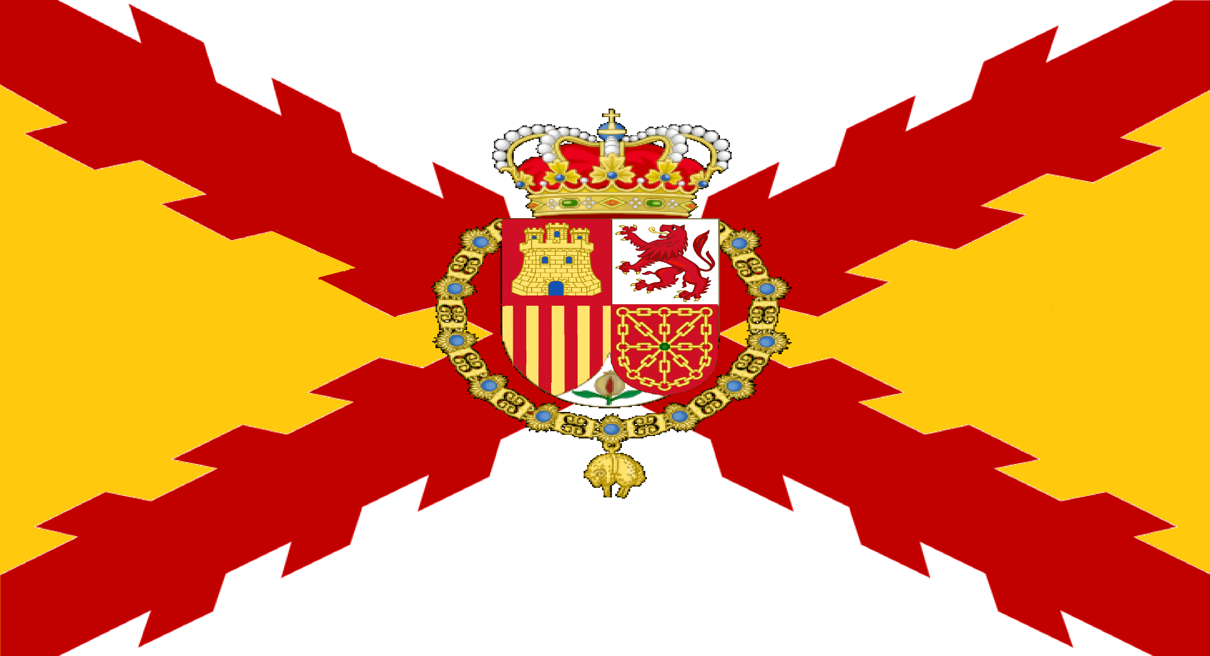 A flag I made for a Spanish Empire. r/vexillology
