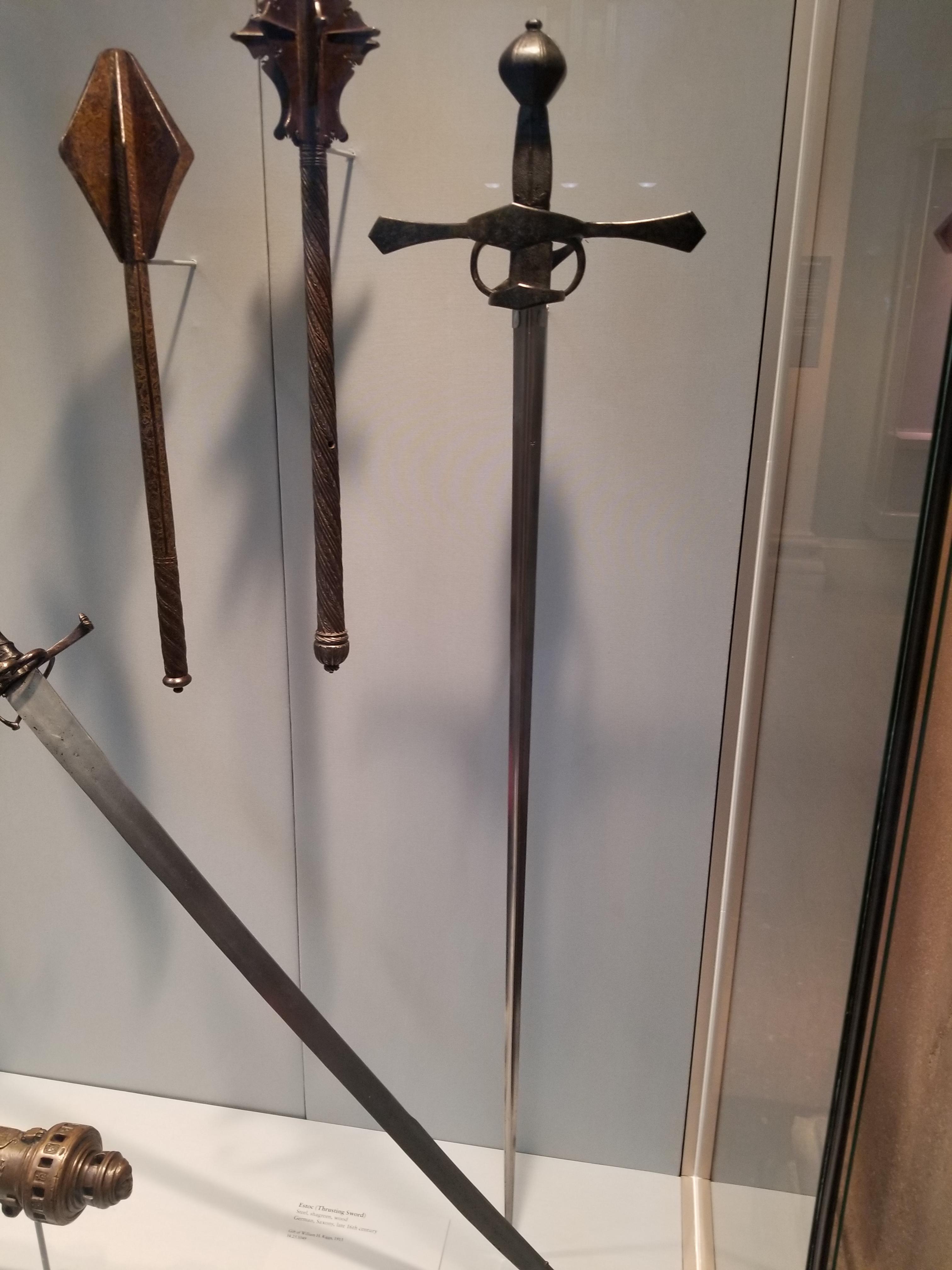 example of an estoc at the MET in New York. I've always wanted