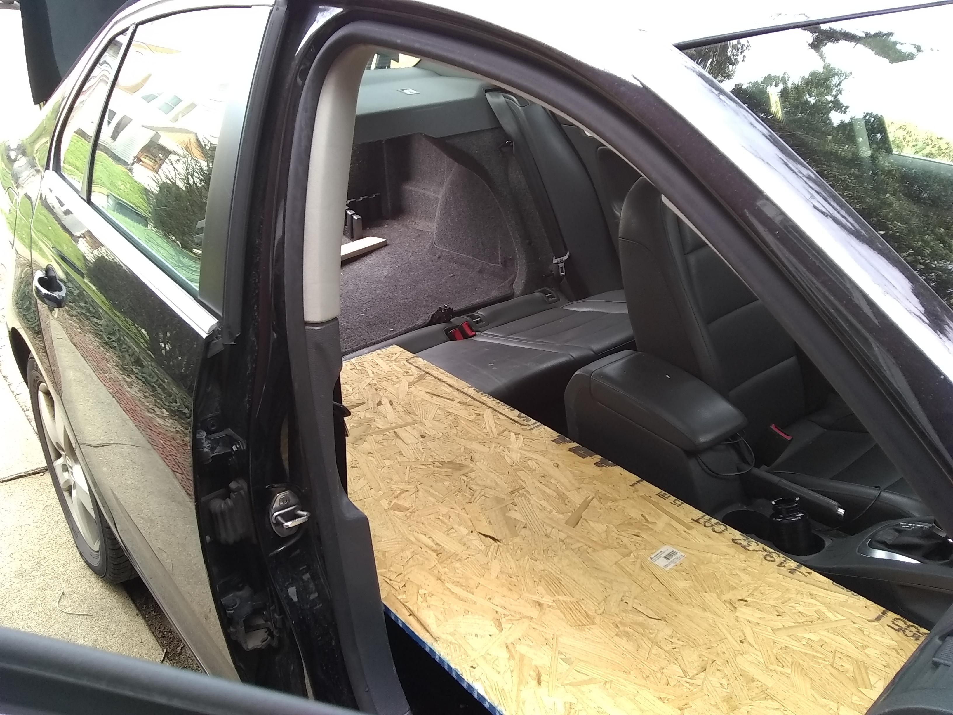 Proper Bed Platform In A Compact Sedan More Info in Comments r