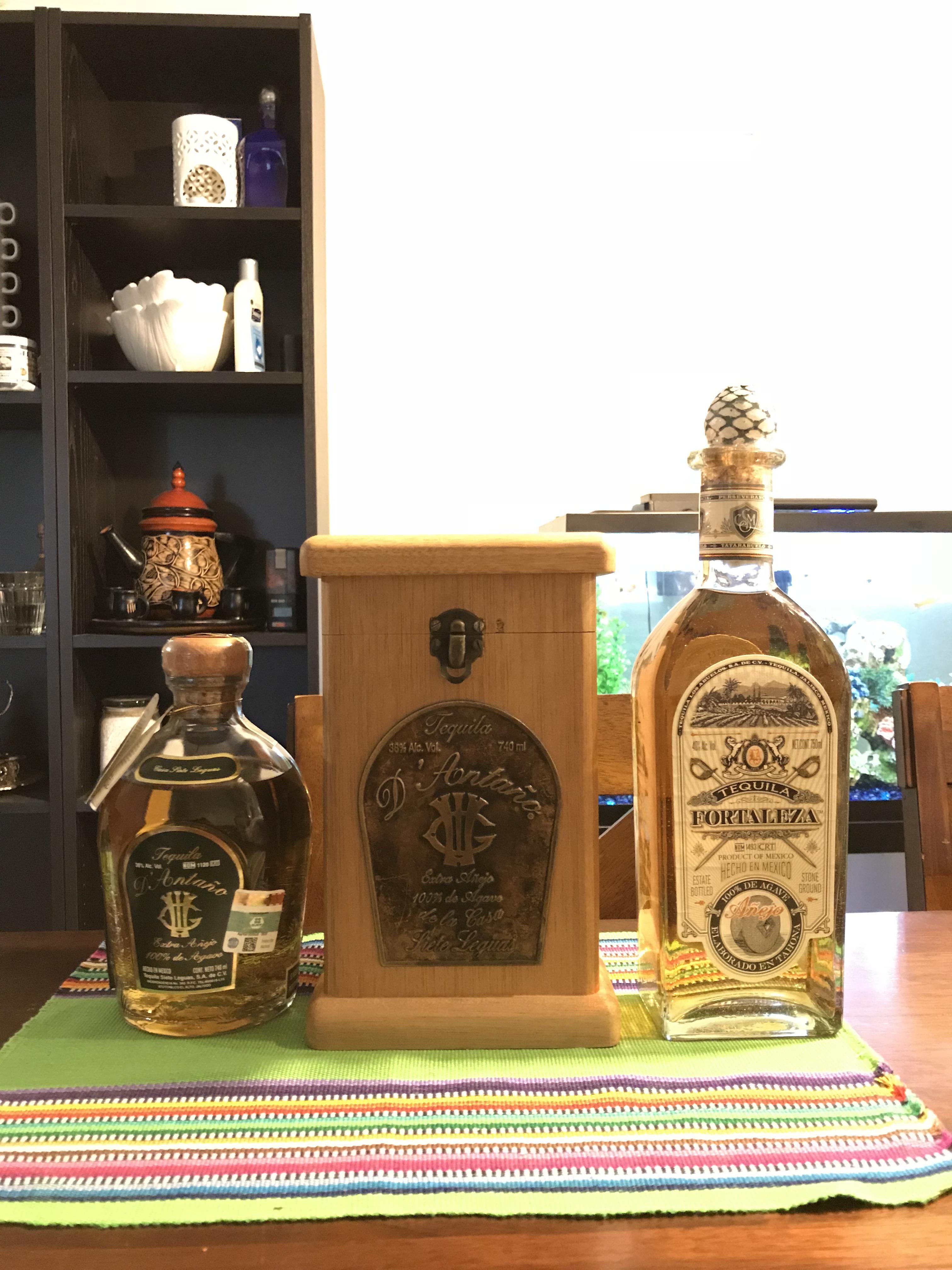 Siete Leguas D’ Antaño (extra añejo) and Fortaleza Lote 42A (añejo