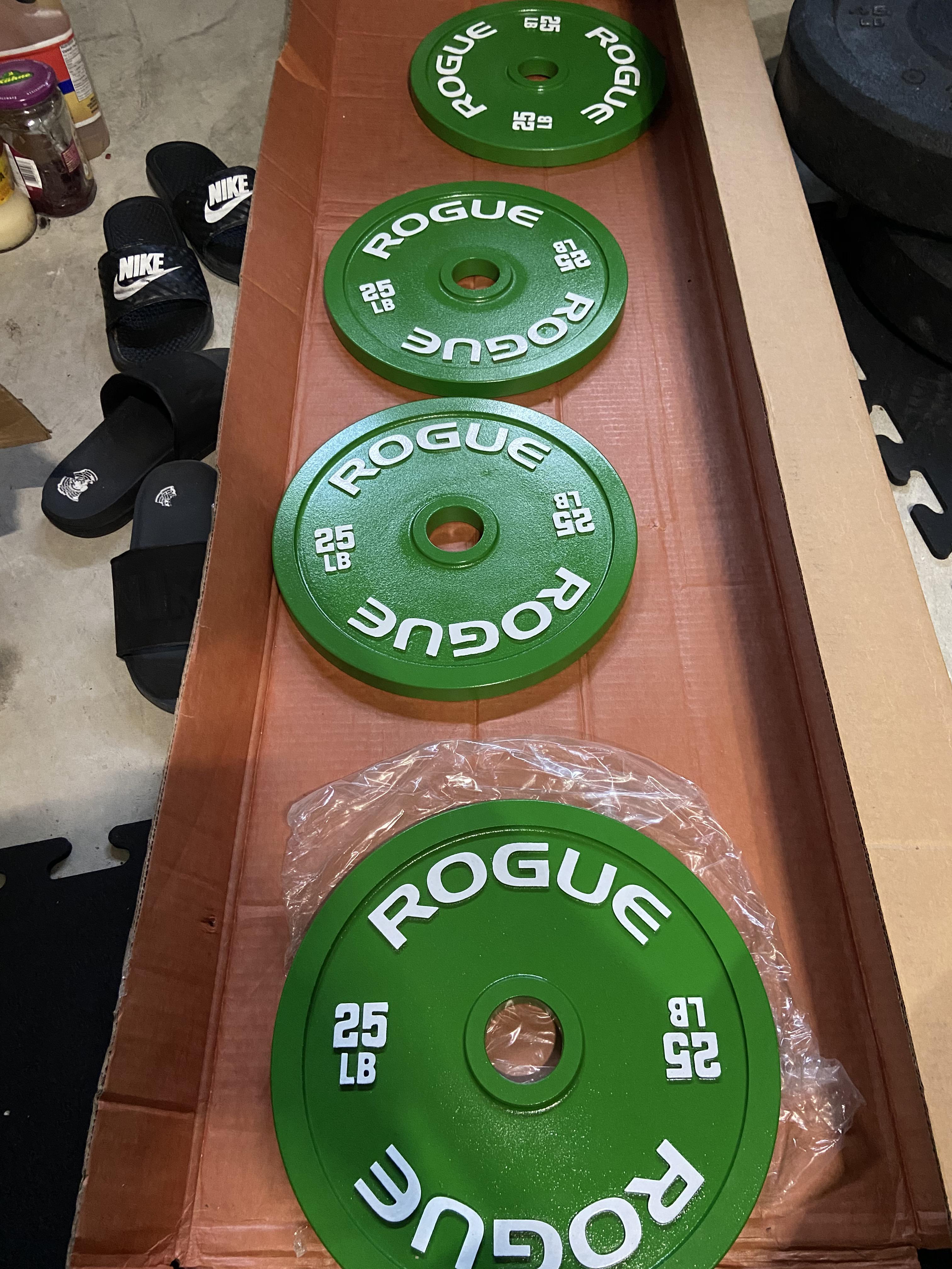 Plates are arriving by the day r/homegym